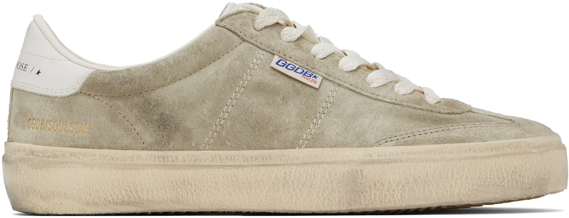 Golden Goose: Gray Soul Star Sneakers | SSENSE