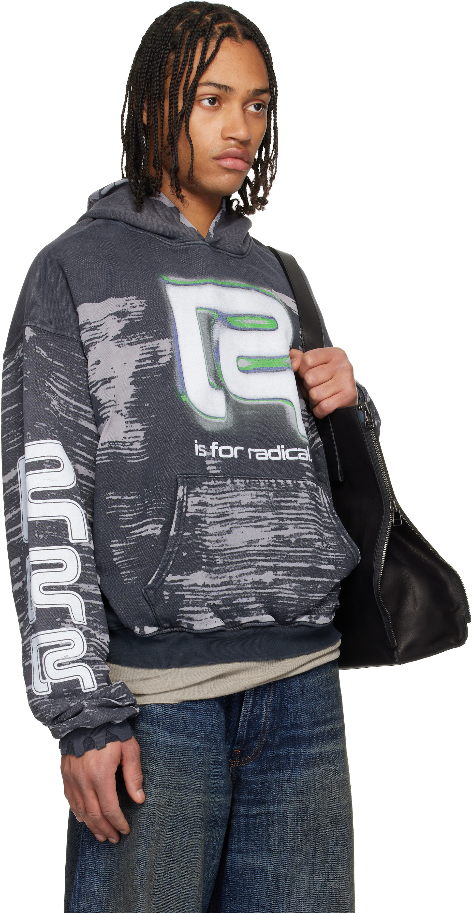 RIVINGTON roi Rebis パーカー Sサイズ Rivington Roi Rebis: Black Origins CVA Hoodie | SSENSE