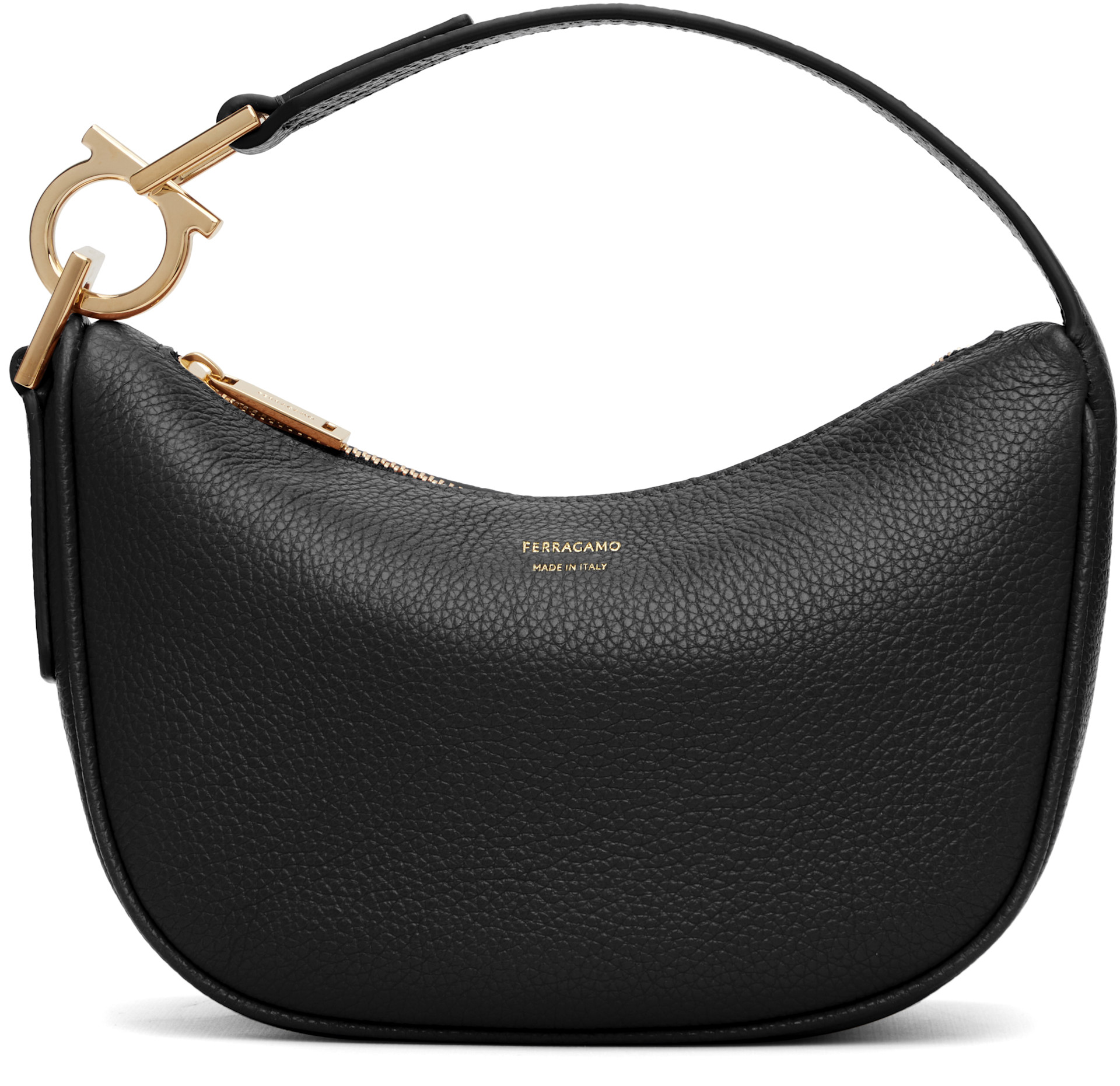 Ferragamo - Micro sac vertical noir