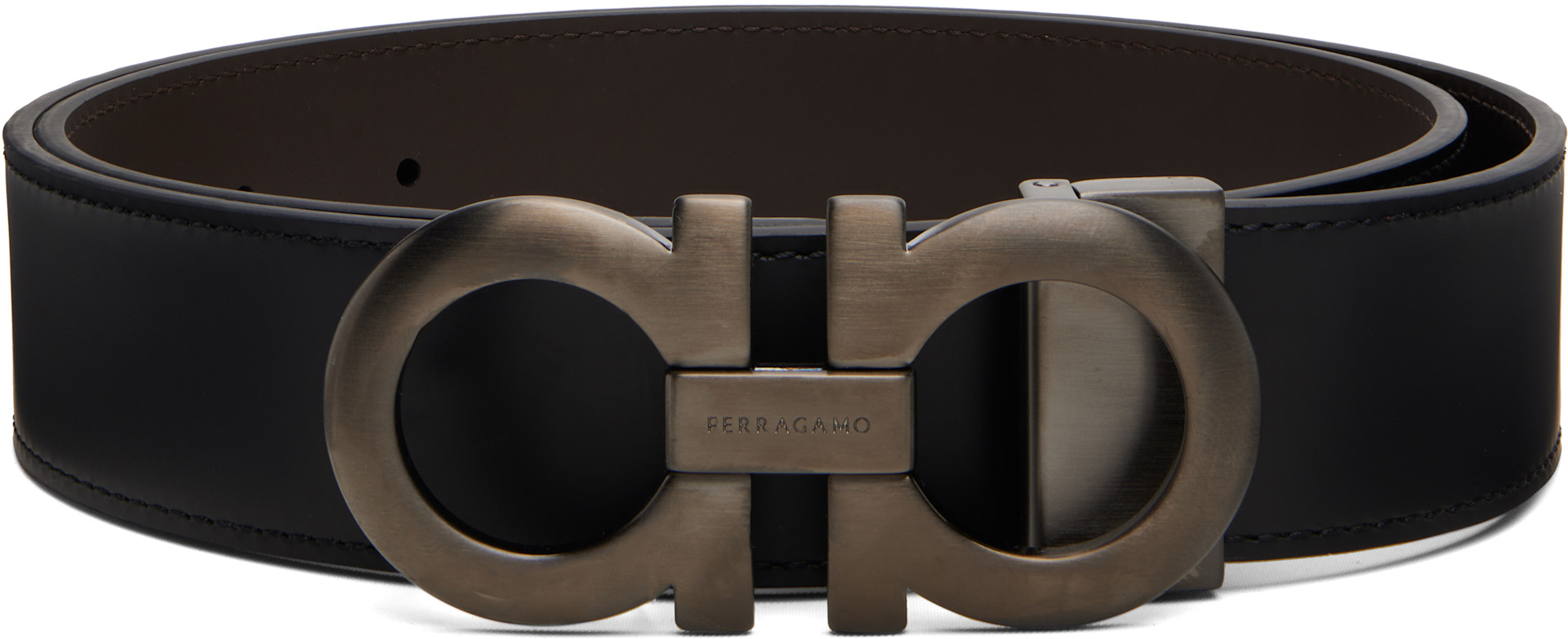 Ferragamo Gancini Saks Mens Belts Designer Belts Saks Fifth Avenue Men's Belts Ferragamo Belt main image 0