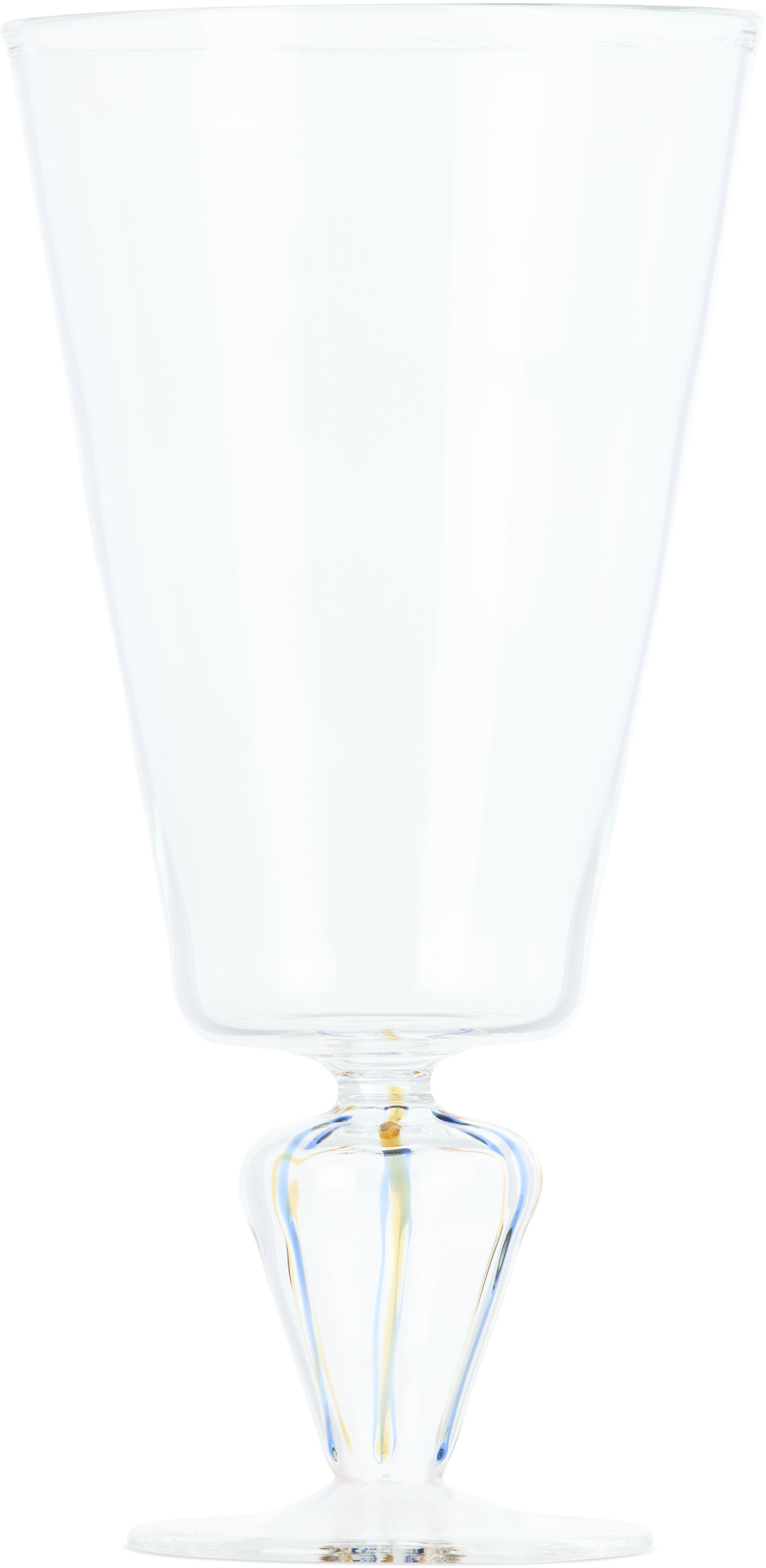 Gohar World - Vase Tangier jaune et bleu