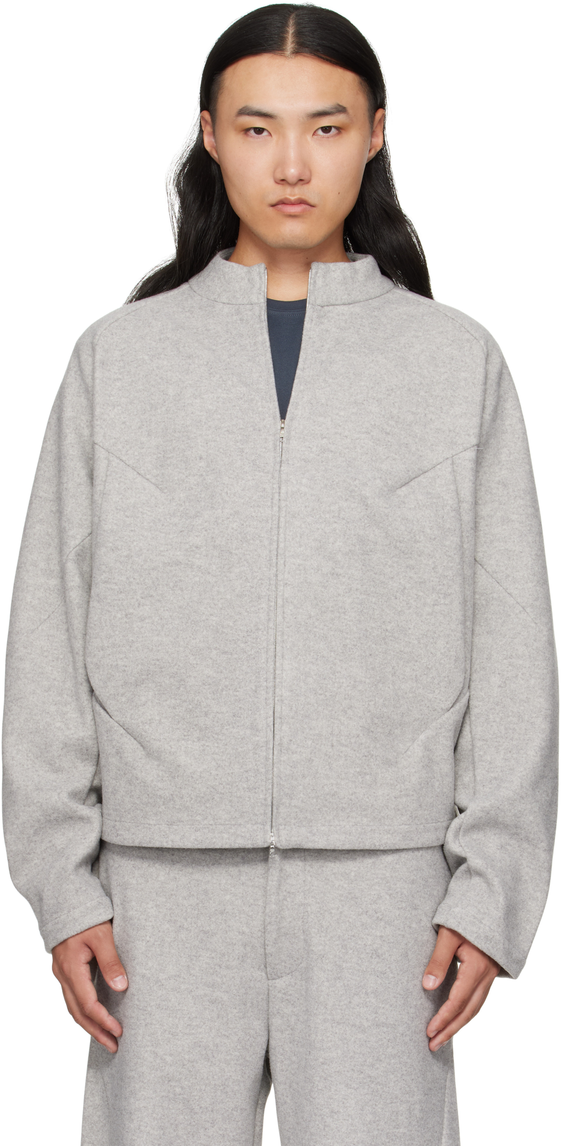 J EONGL I - Blouson Slash gris