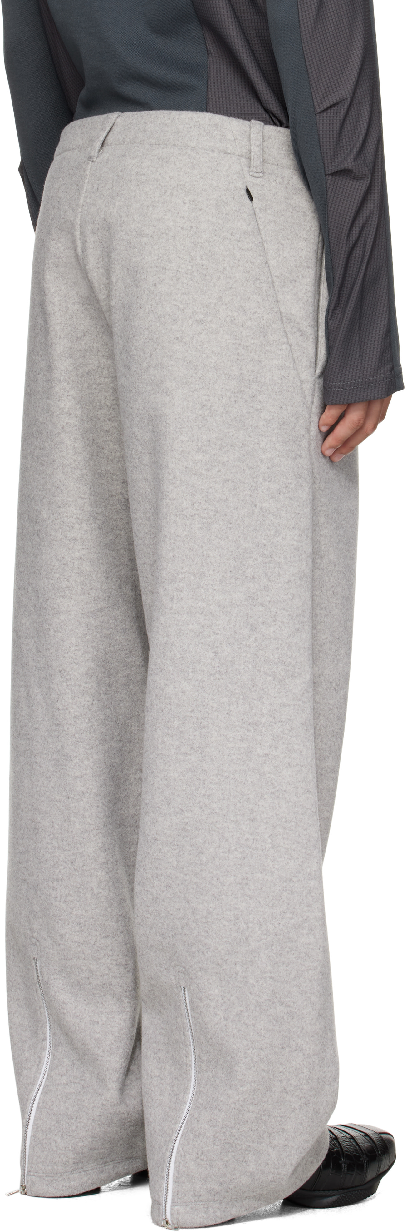 J EONGL I - Pantalon Cicada gris