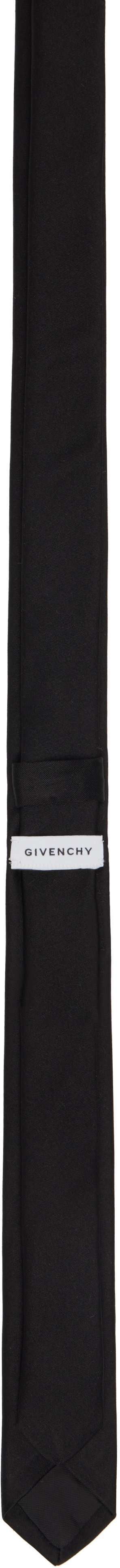 Givenchy - Cravate noire en soie