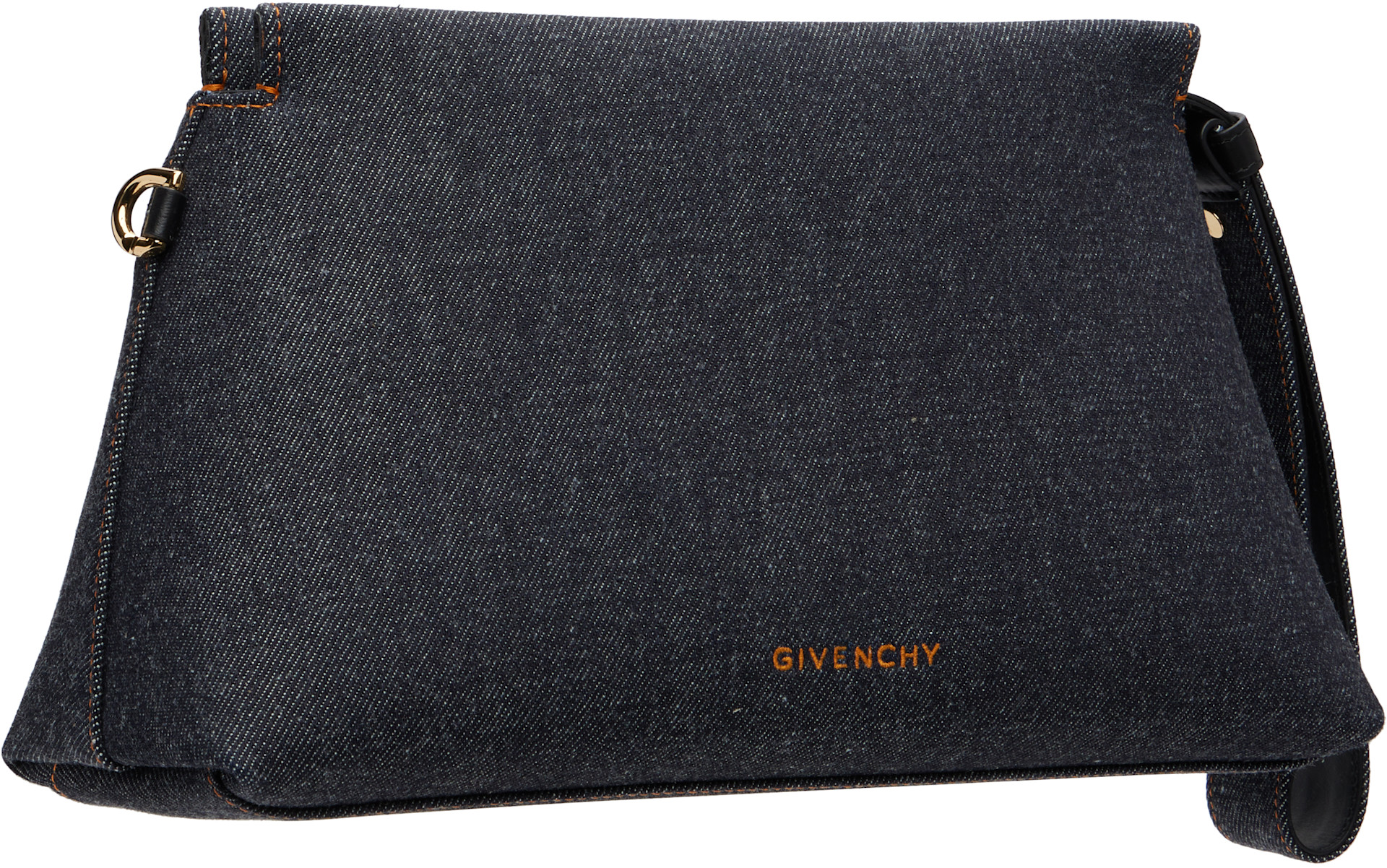 Givenchy: Blue Day Denim Pouch | SSENSE