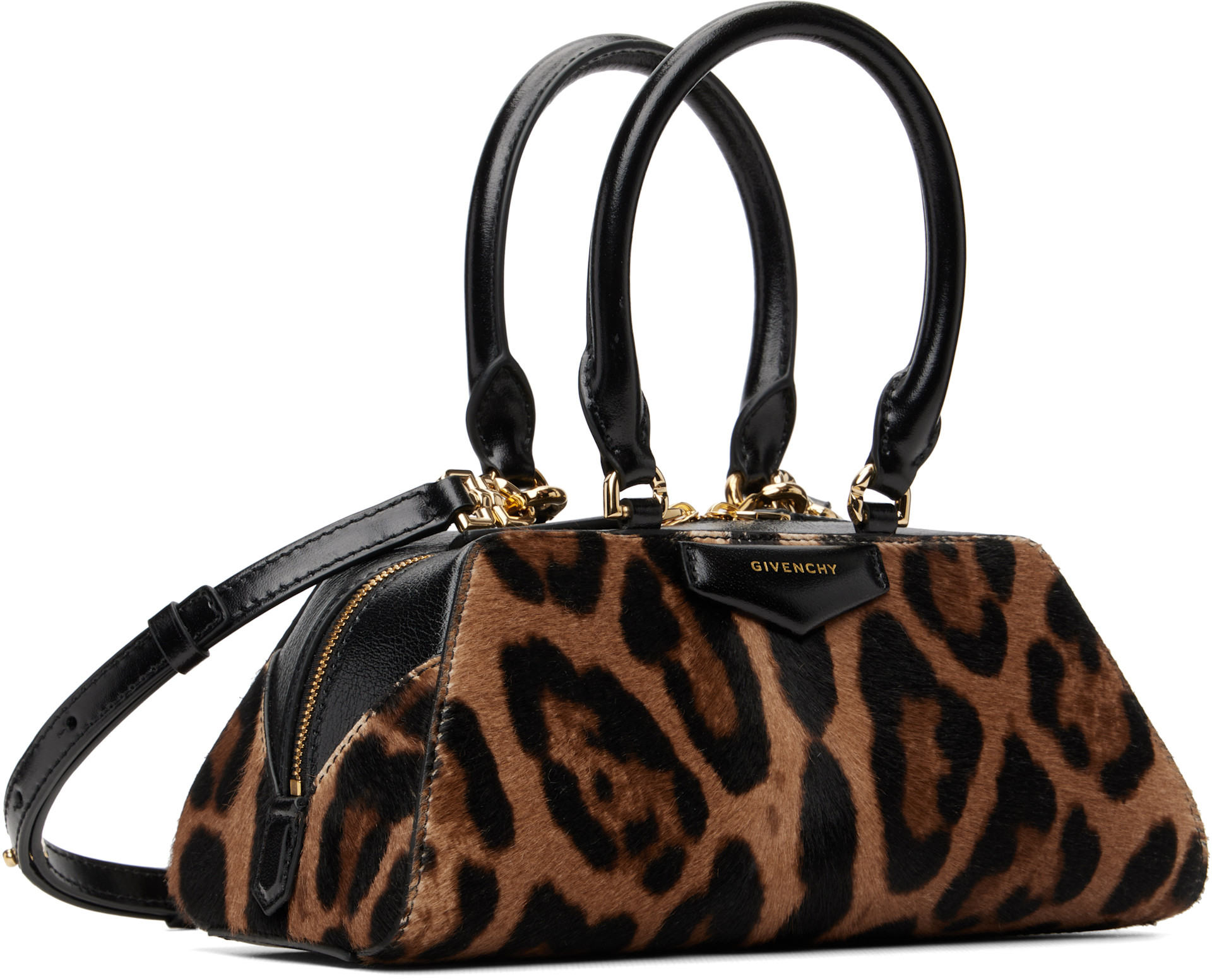 Givenchy - Mini sac horizontal brun clair - Antigona