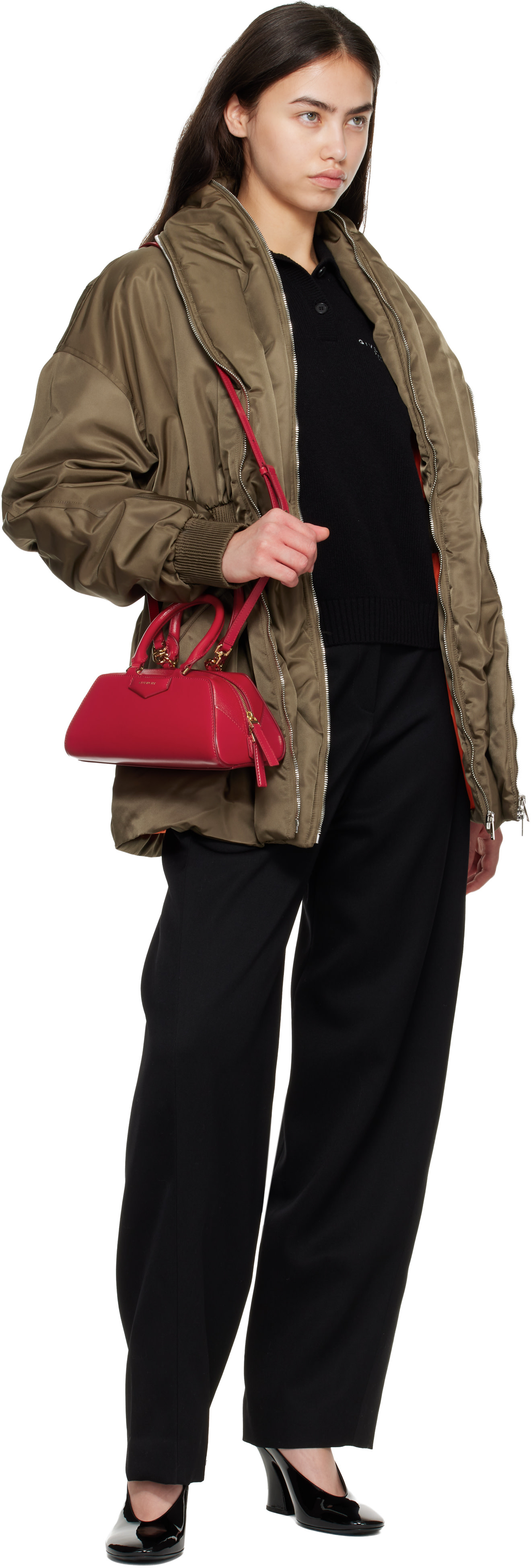 Givenchy - Mini sac horizontal rouge - Antigona