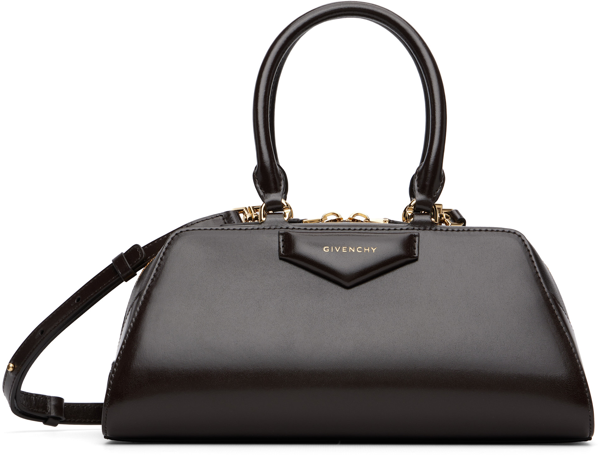 Givenchy - Petit sac horizontal brun - Antigona