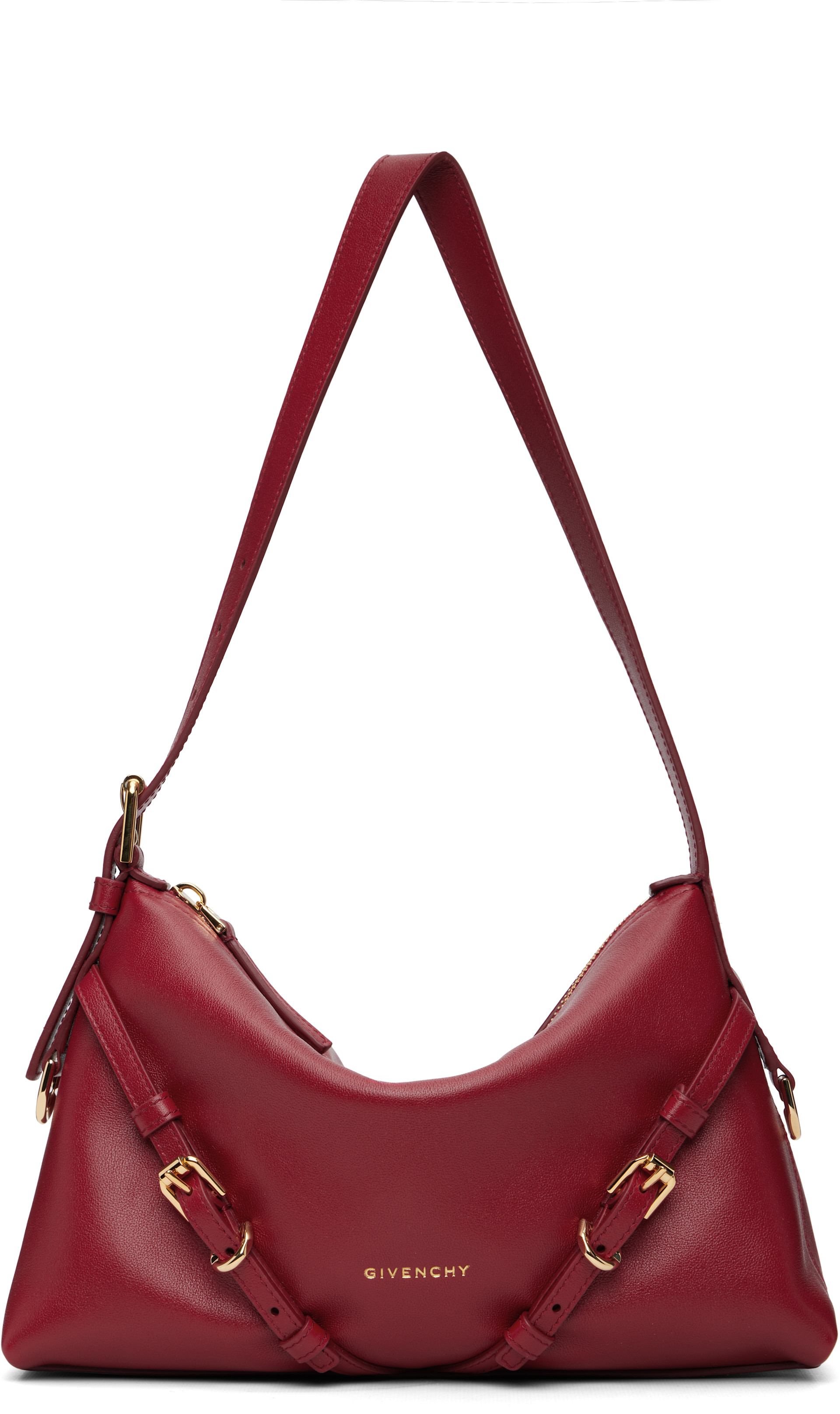 Givenchy: レッド ミニ Voyou Shiny レザー バッグ | SSENSE 日本