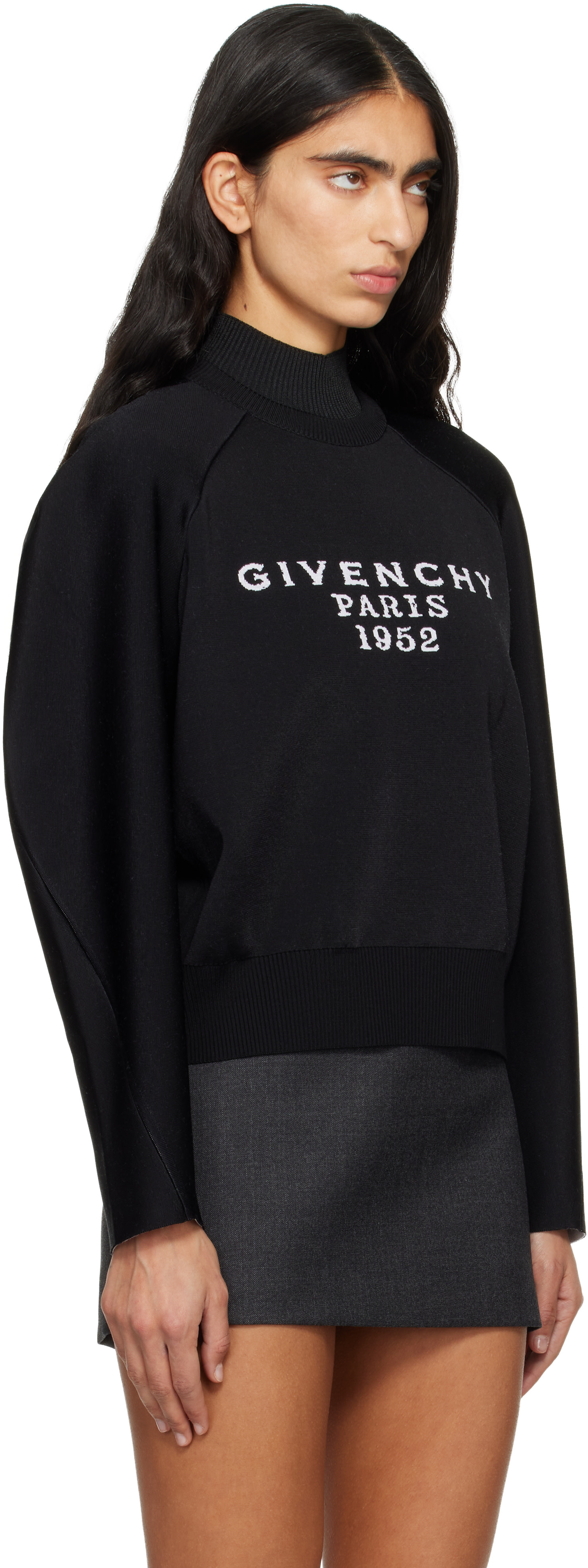 Givenchy - ブラック 'Givenchy' Signature セーター