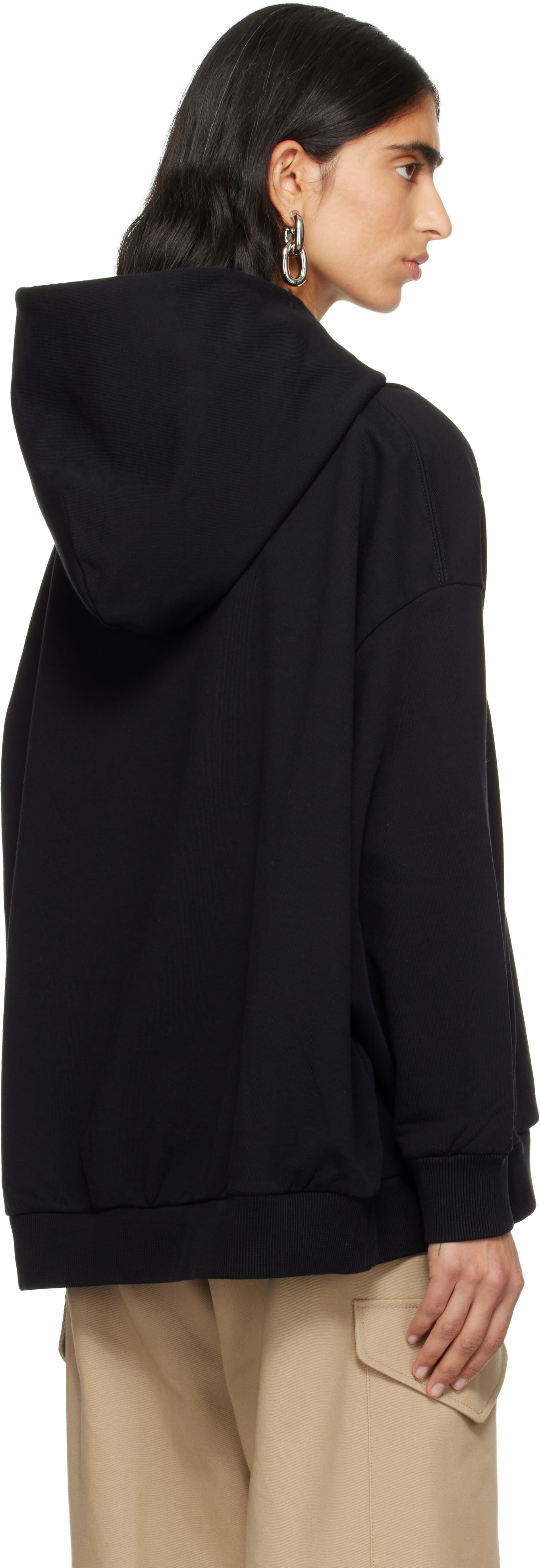 Givenchy: Black Logo Hoodie | SSENSE