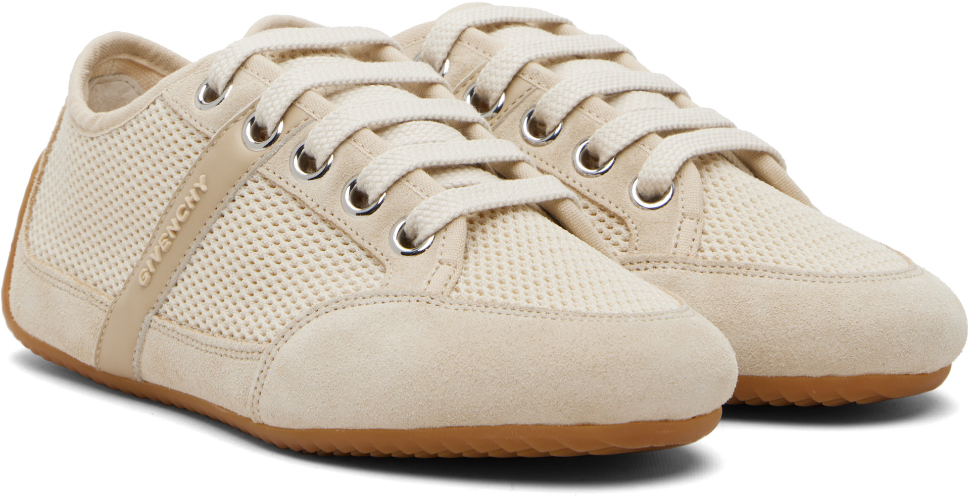 Givenchy - Baskets étroites beiges