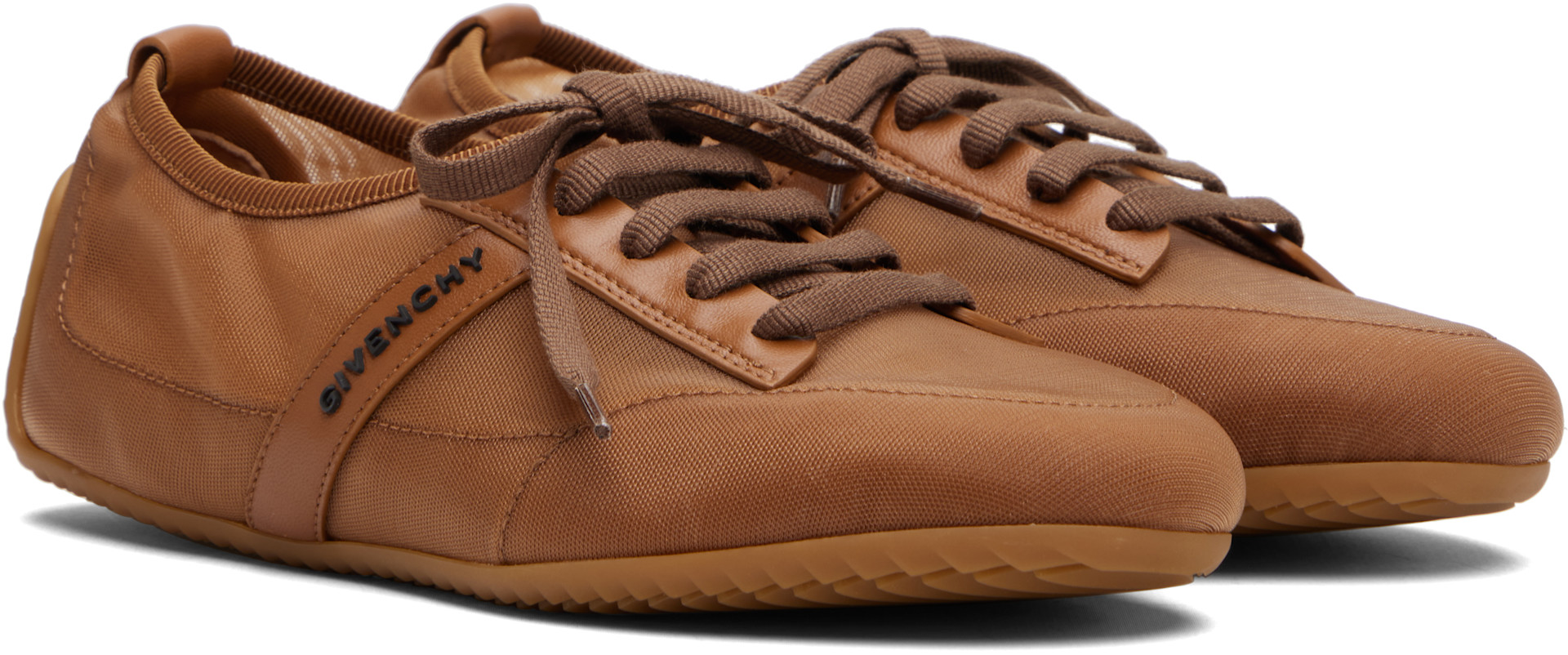 Givenchy - Baskets étroites brunes