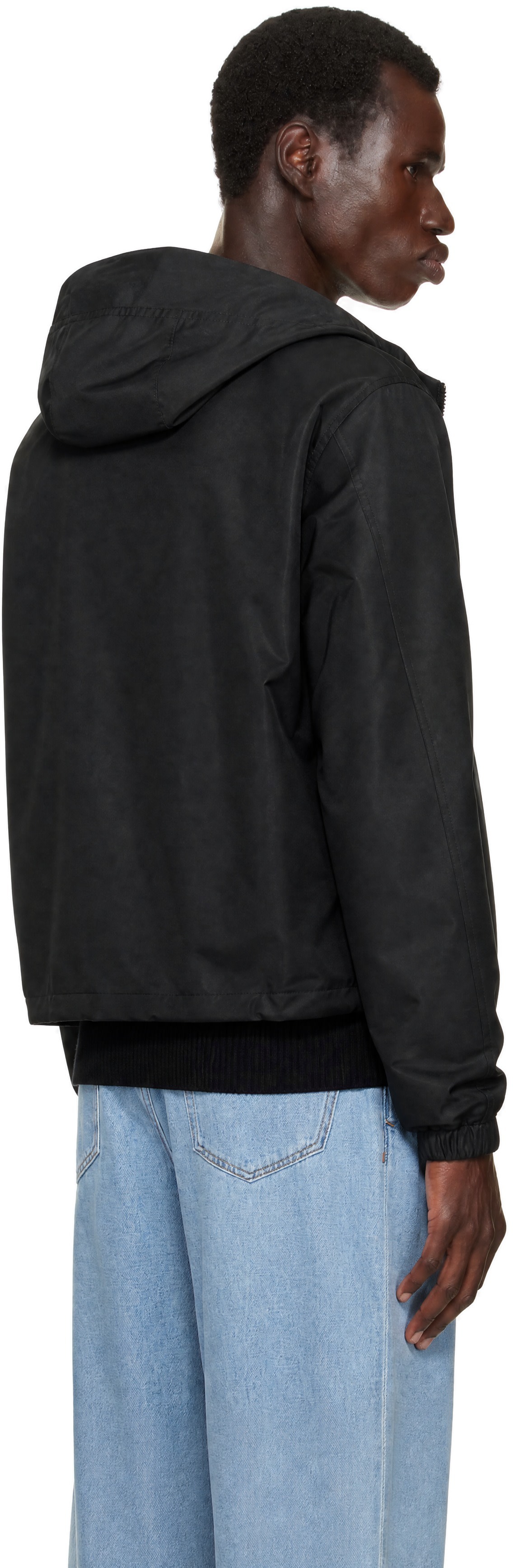 Givenchy - Coupe-vent noir en faille