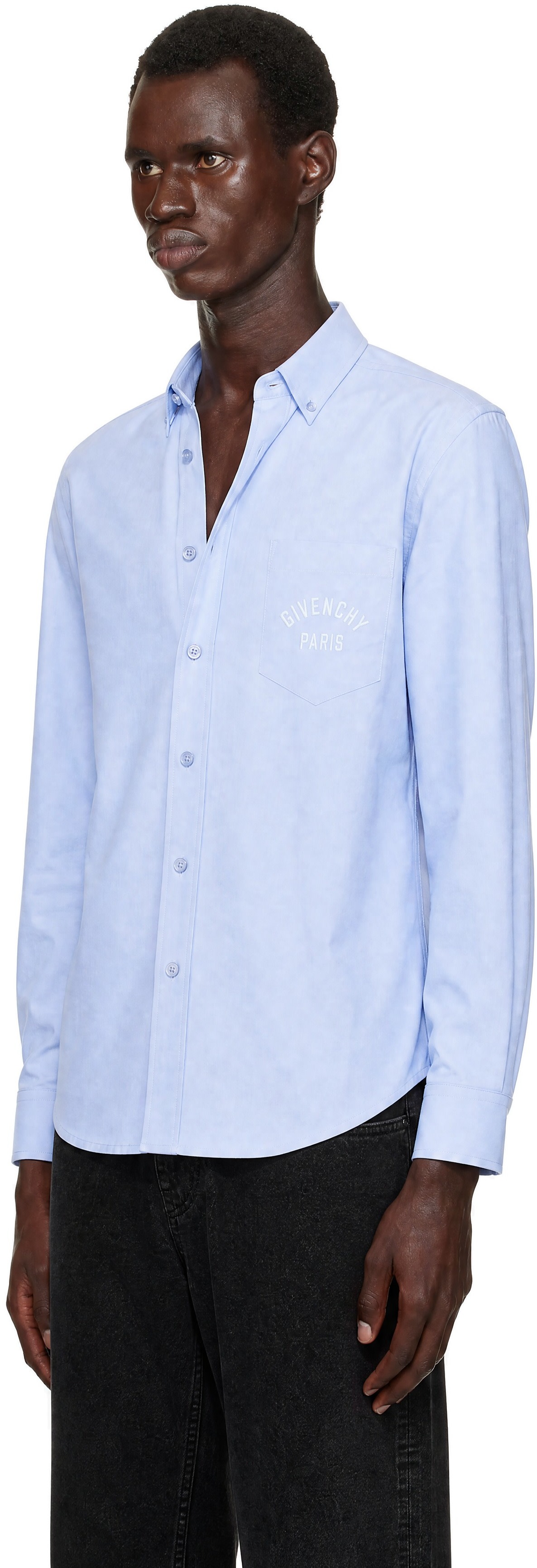 Givenchy - Blue Classic Fit Button Down Shirt