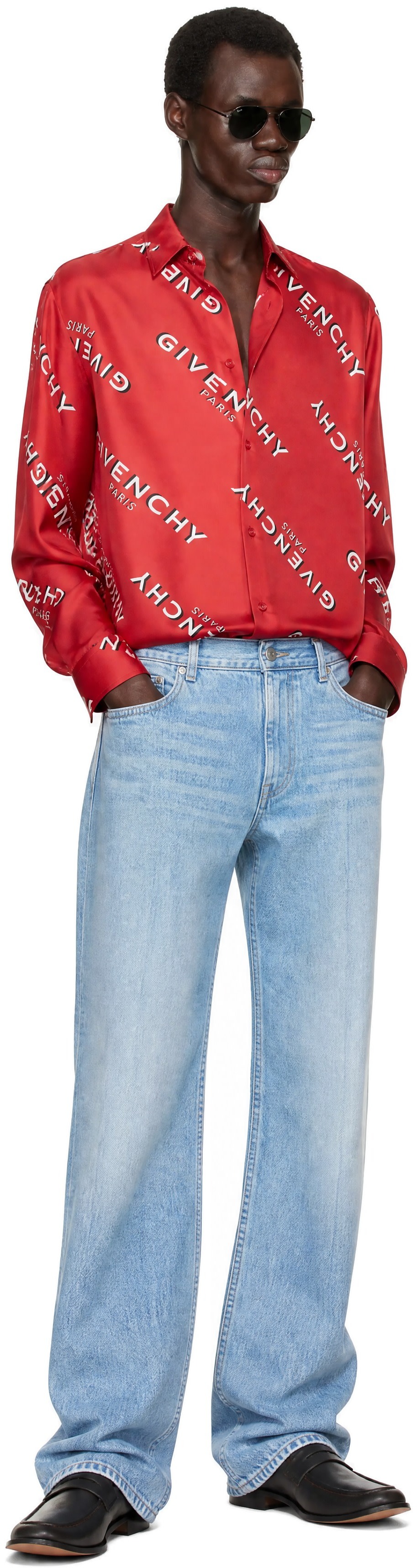 Givenchy - Red Classic Fit Shirt