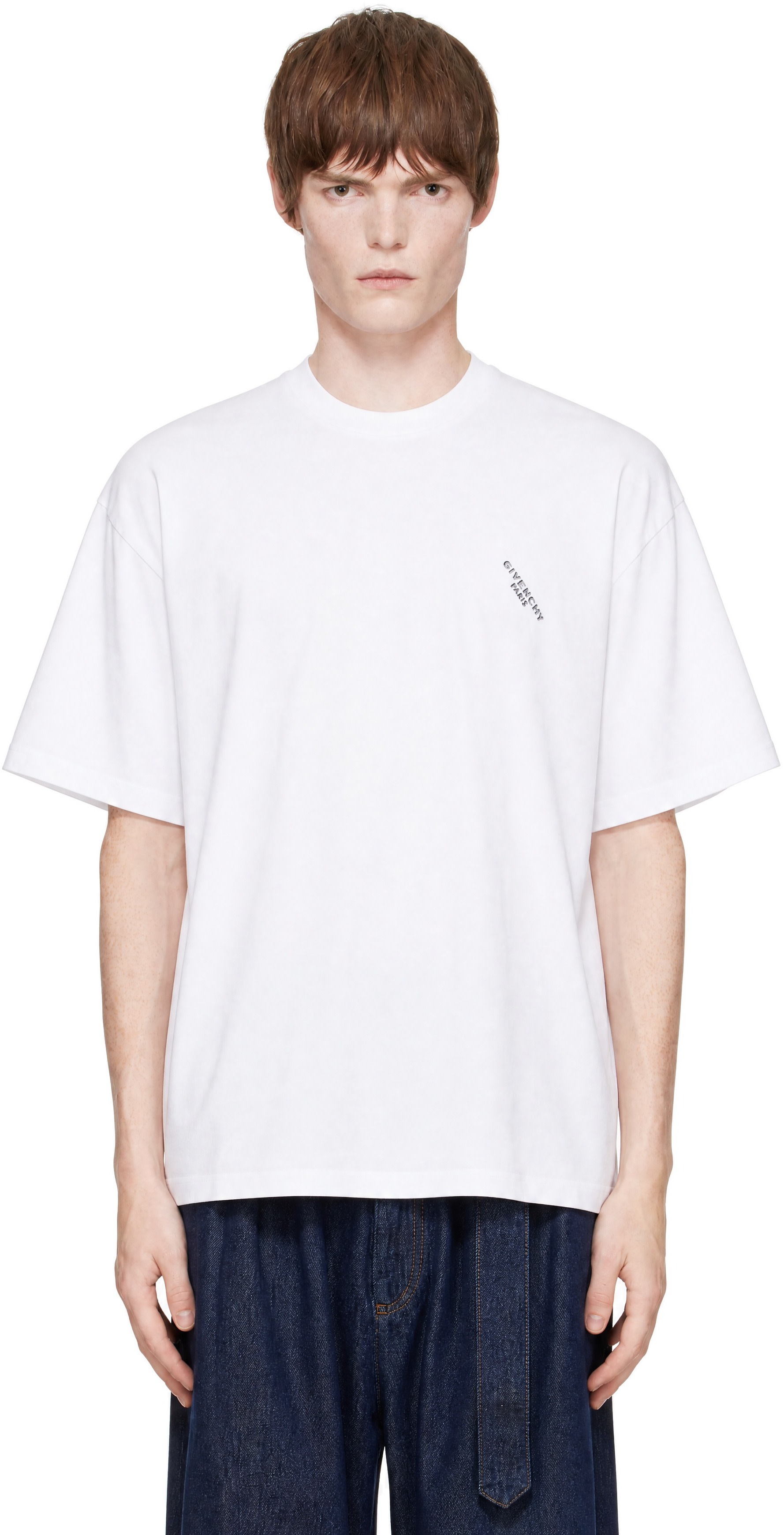 Givenchy - White Regular Fit T-shirt