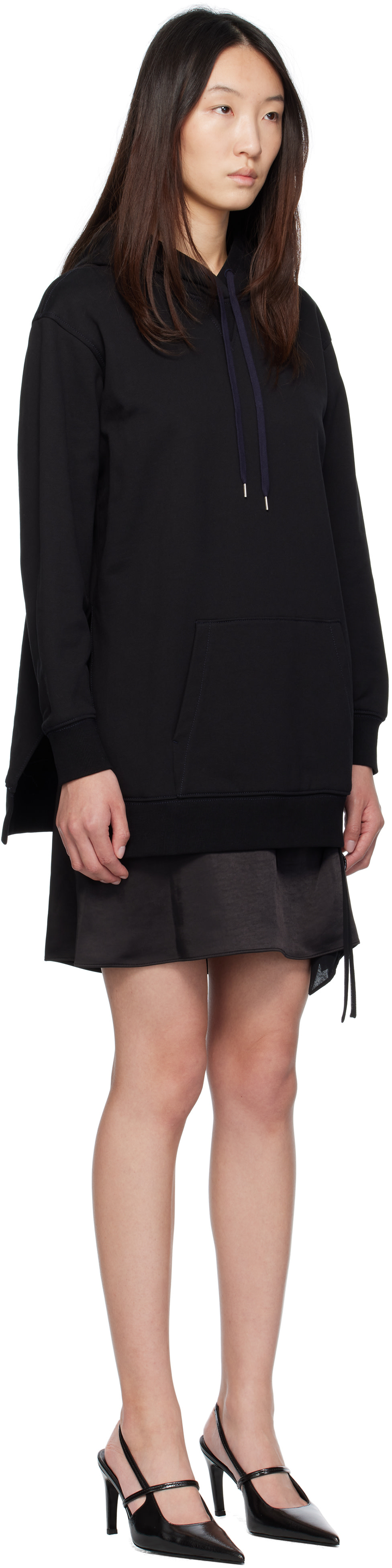3.1 Phillip Lim - Ensemble de pull à capuche et robe courte noir