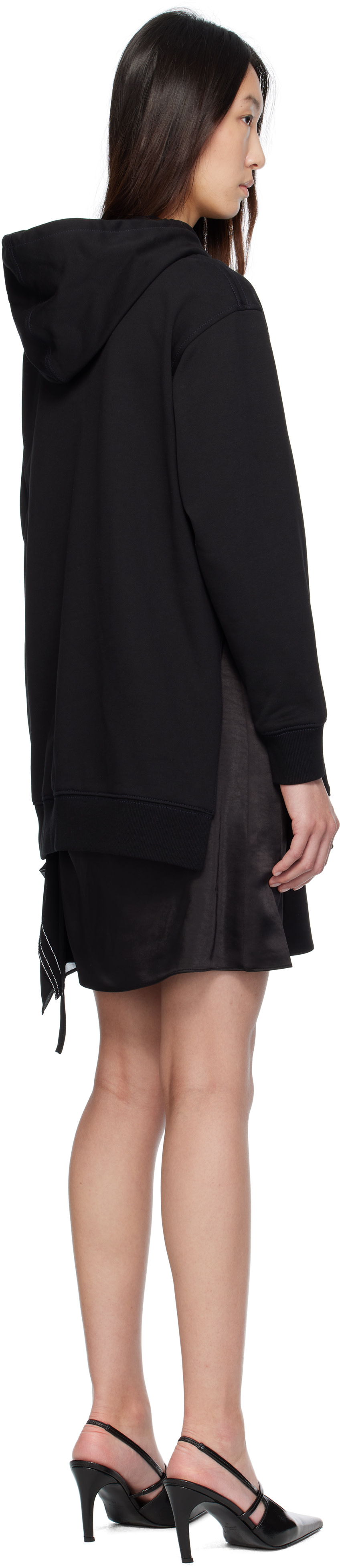 3.1 Phillip Lim - Ensemble de pull à capuche et robe courte noir