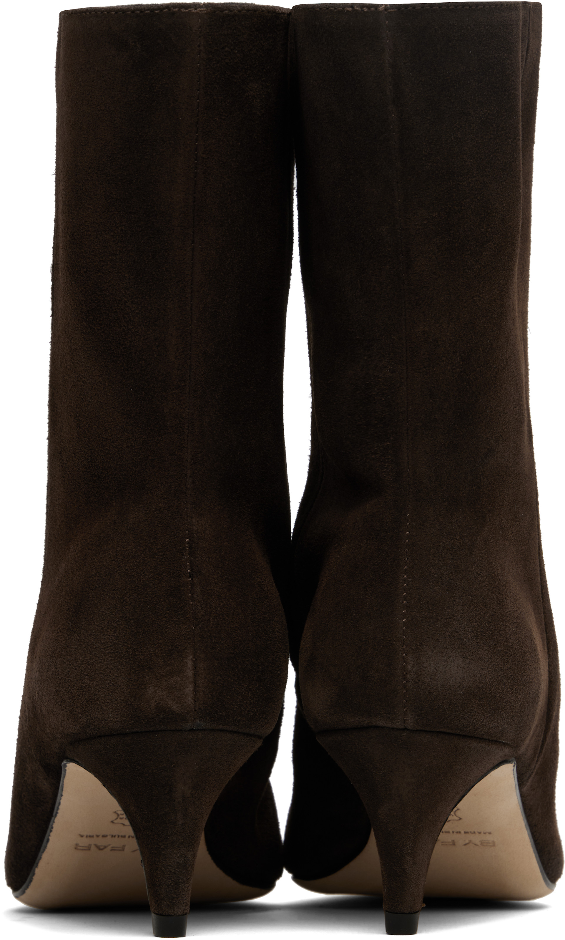 BY FAR - Bottines Lysander brunes