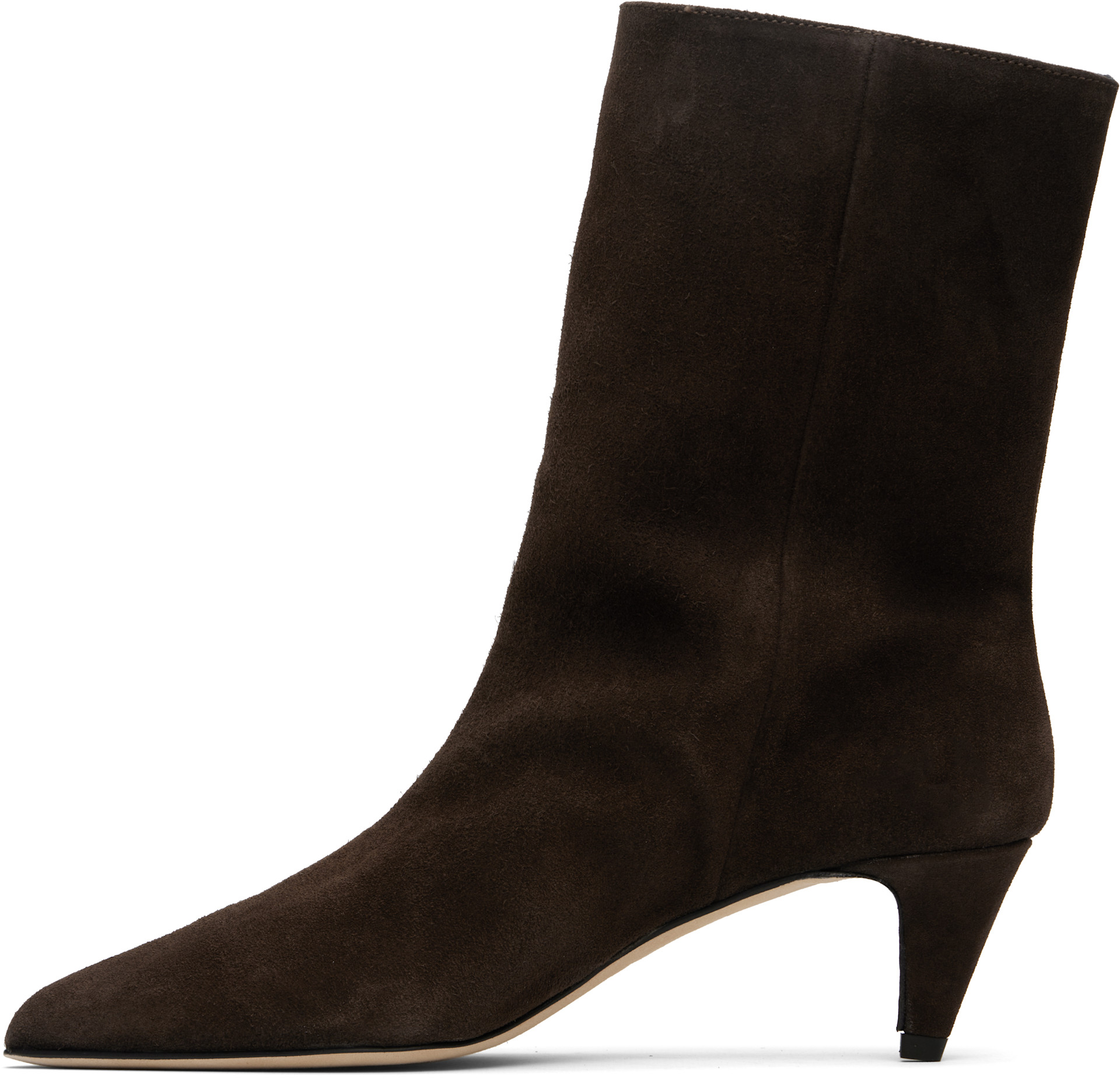 BY FAR - Bottines Lysander brunes