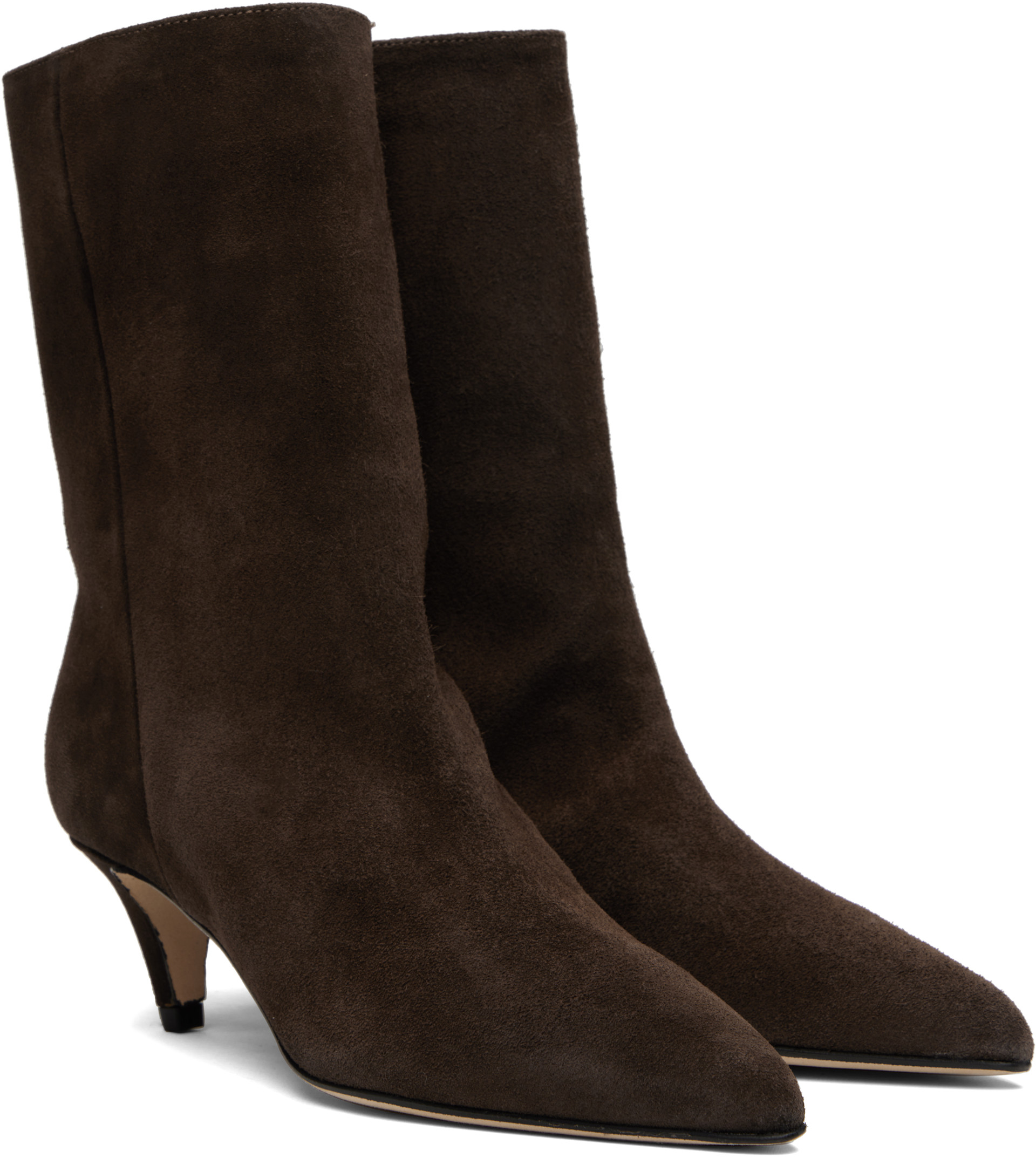 BY FAR - Bottines Lysander brunes