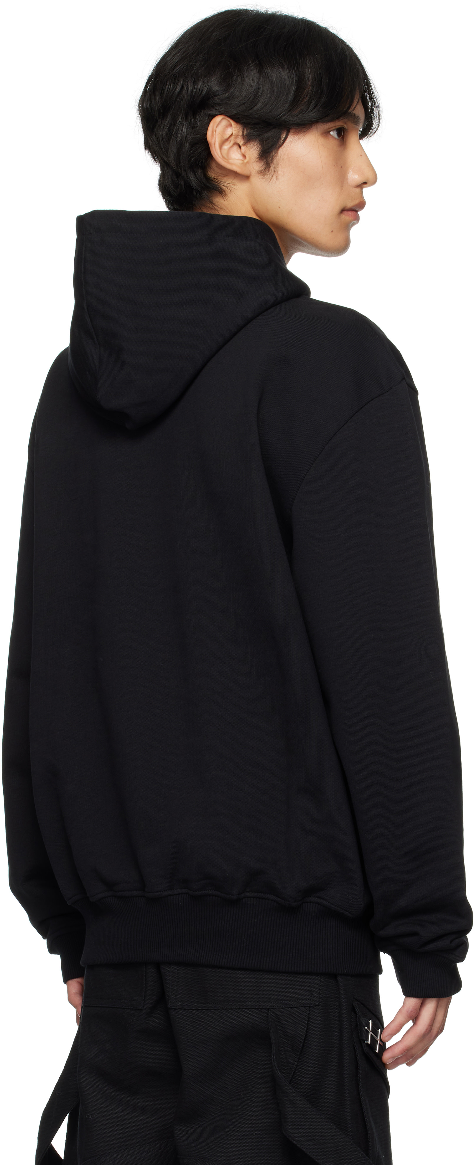 HELIOT EMIL - Pull à capuche Astrape noir