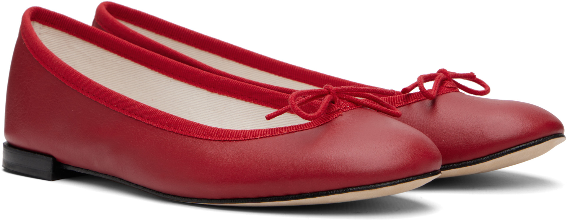 Repetto: Red Cendrillon Ballerina Flats | SSENSE