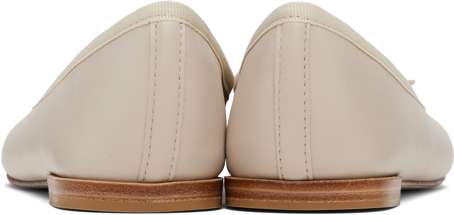 Repetto: ベージュ Cendrillon バレエシューズ | SSENSE 日本
