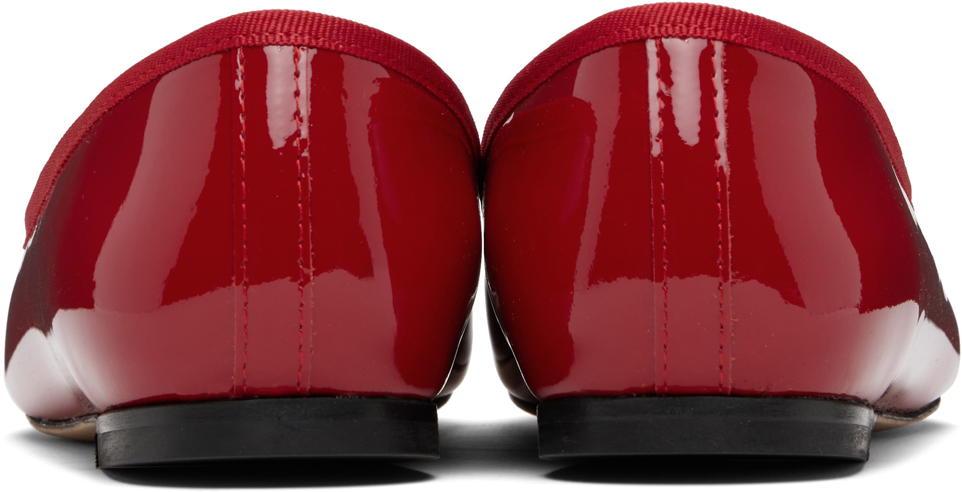 Repetto: Red Cendrillon Pointed-Toe Ballerina Flats | SSENSE Canada Repetto: Red Cendrillon Pointed-Toe Ballerina Flats | SSENSE Canada