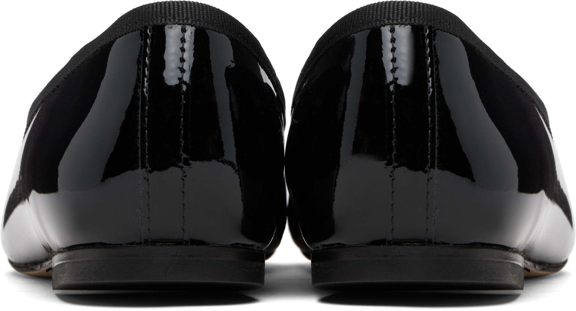 Repetto: Black Cendrillon Pointed-Toe Ballerina Flats | SSENSE Canada
