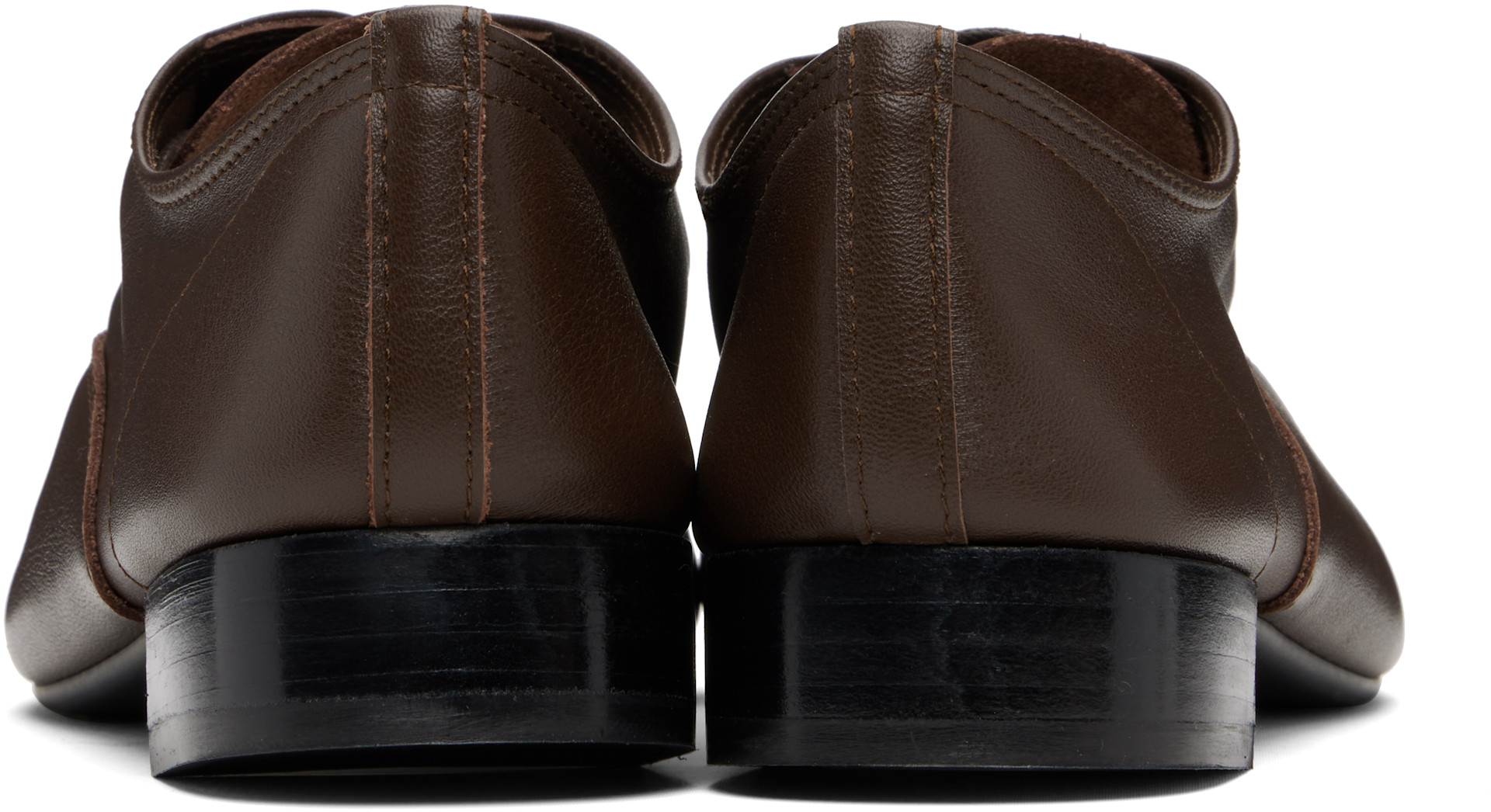 Repetto: Brown Zizi Rubber-Sole Oxfords | SSENSE