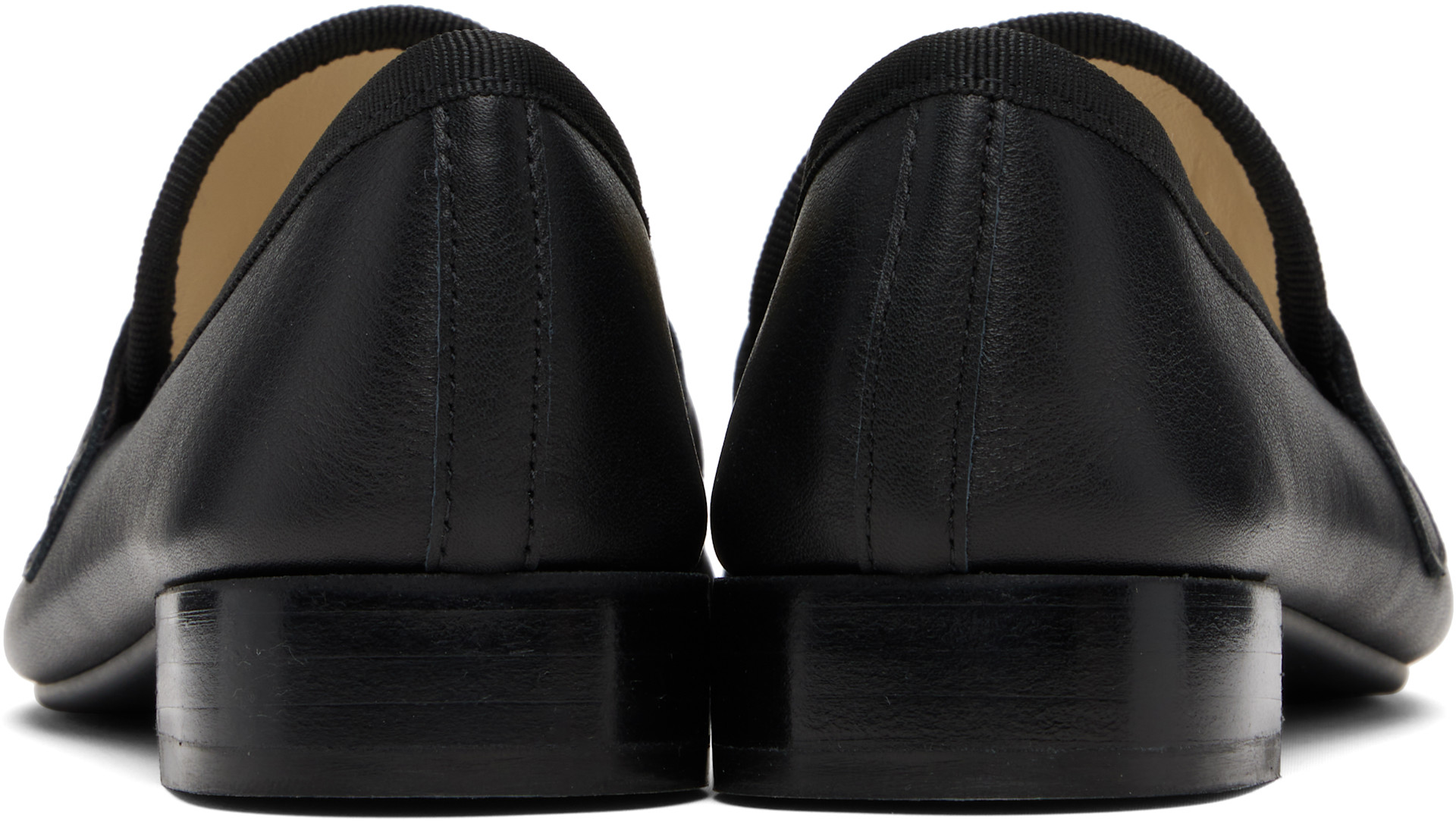 Repetto: ブラック Michael ラバーソール ローファー | SSENSE 日本