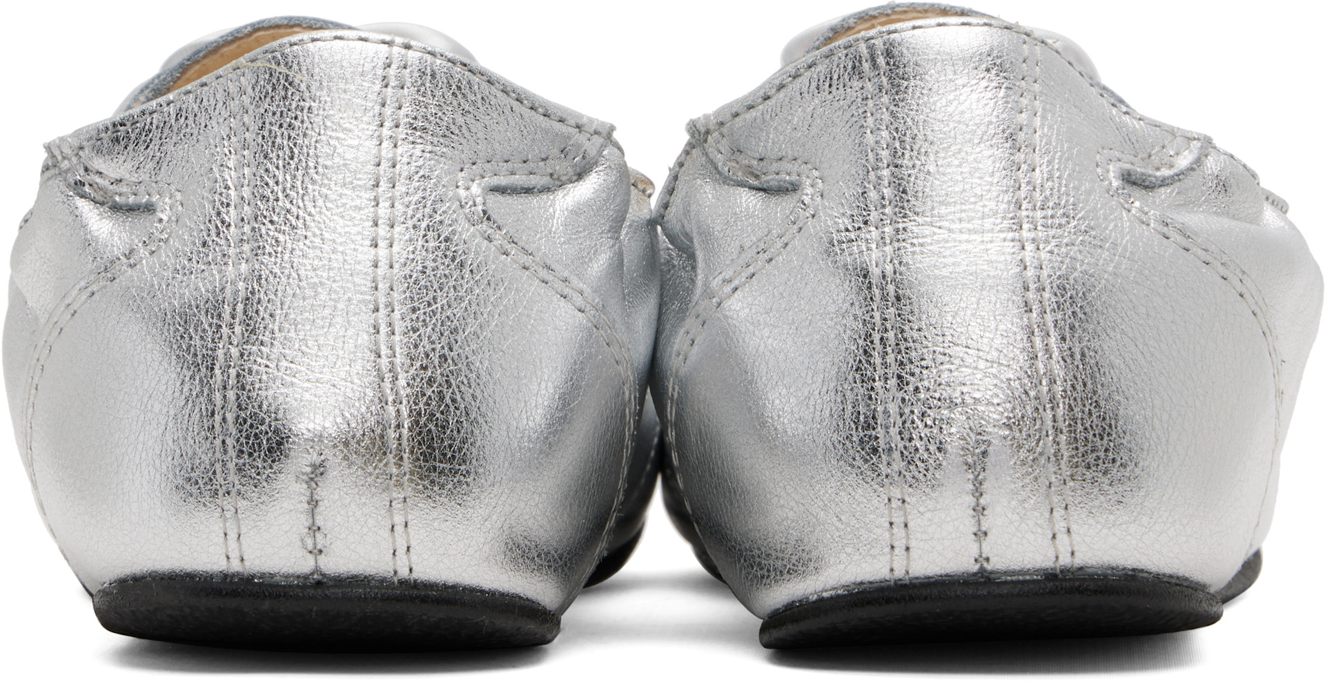 Repetto: シルバー Silk Tennis スニーカー | SSENSE 日本