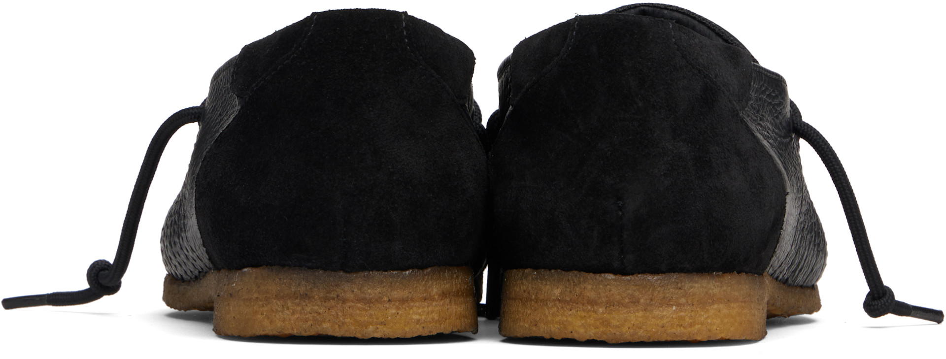 Stefan Cooke: Black Laced Trainer Sneakers | SSENSE