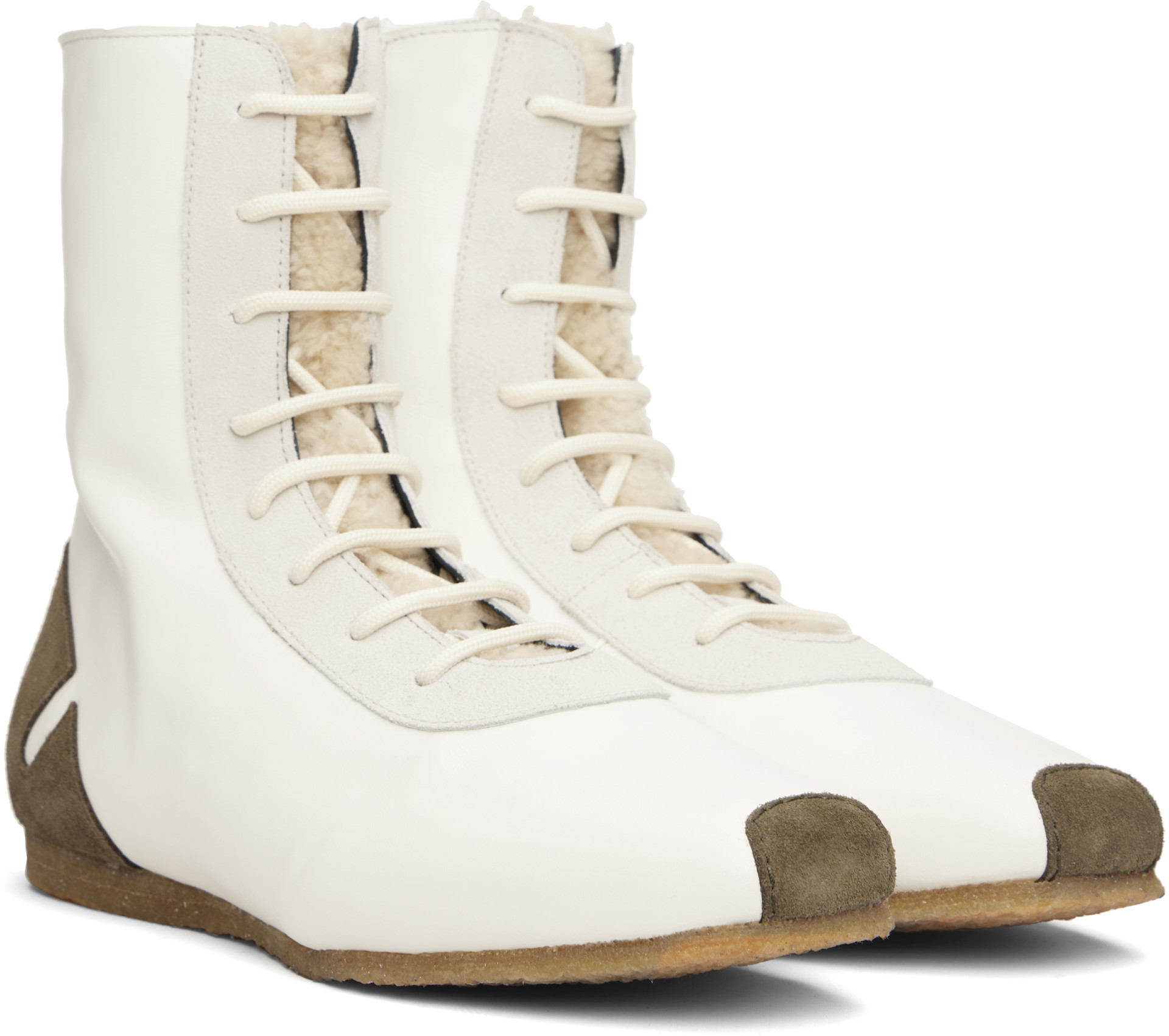 Stefan Cooke: Off-White Slash Heel Boxer Sneakers | SSENSE
