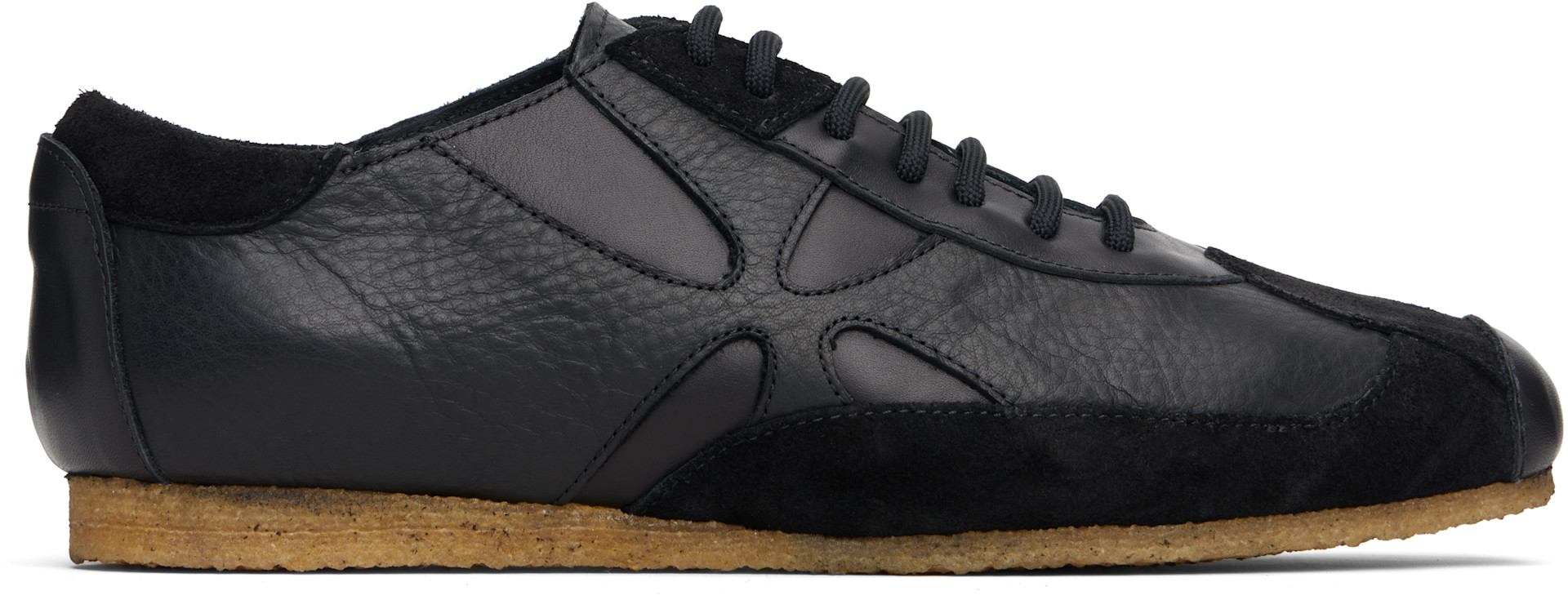 Stefan Cooke - Black Slashed Trainer Sneakers