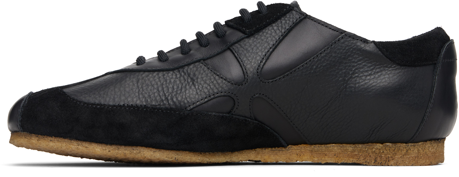 Stefan Cooke - Black Slashed Trainer Sneakers