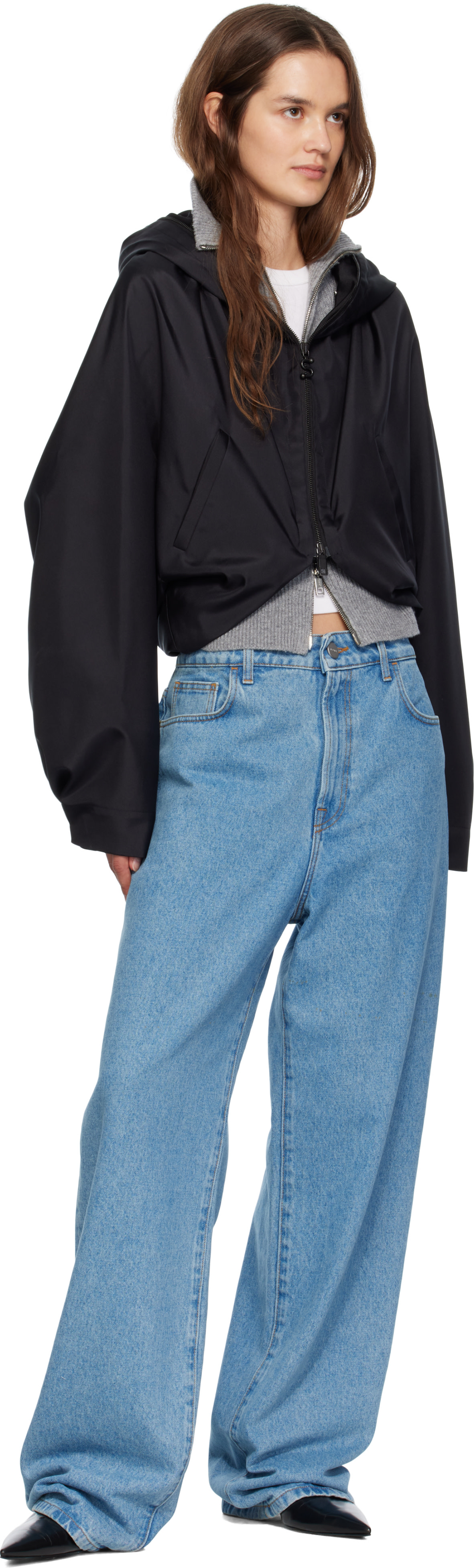 Sportmax: ブラック Kibbutz ジャケット | SSENSE 日本