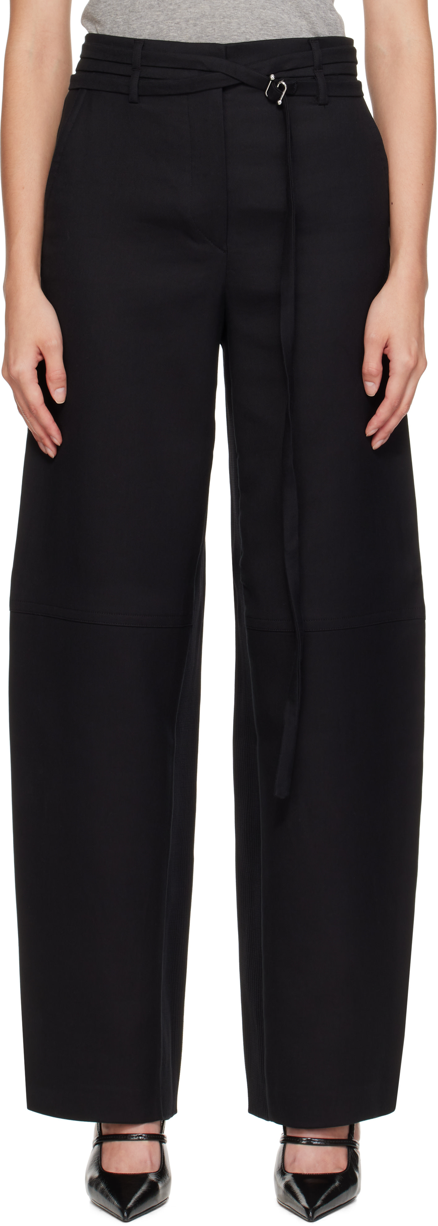 Sportmax - Pantalon Suspiro noir