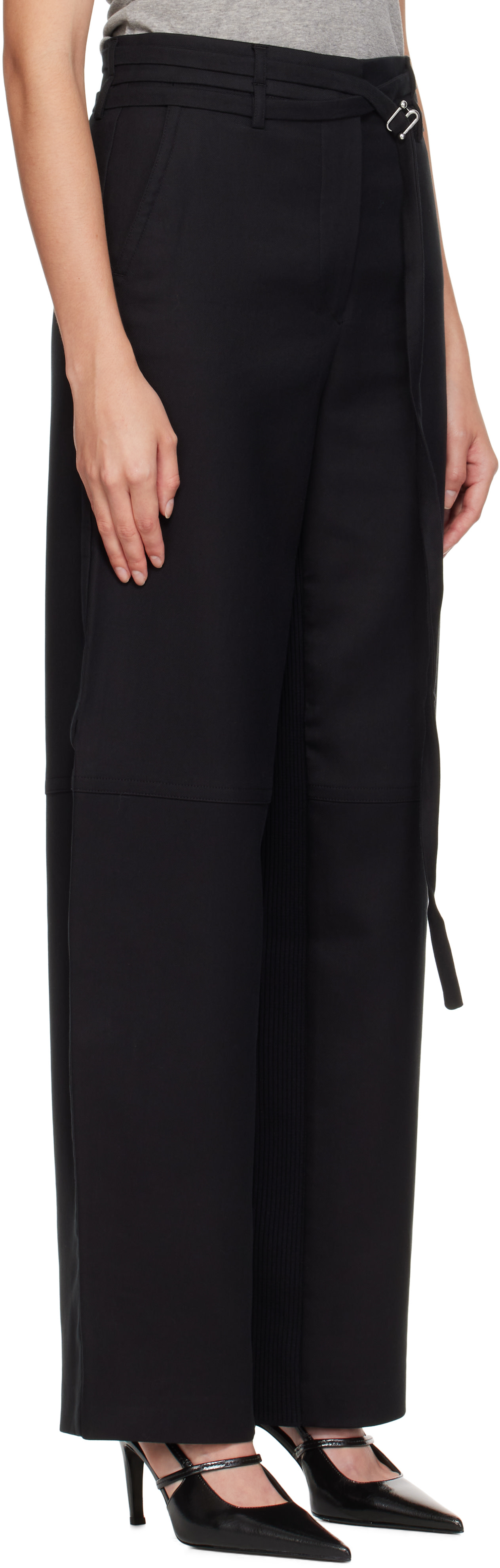Sportmax - Pantalon Suspiro noir