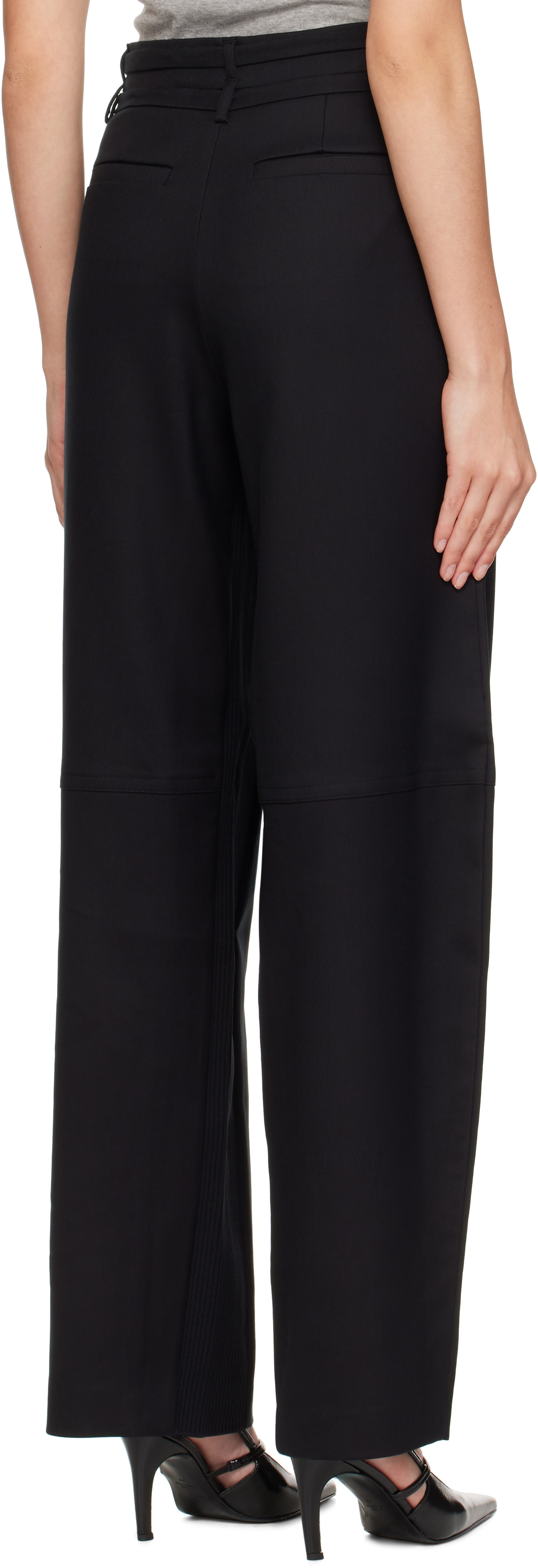 Sportmax - Pantalon Suspiro noir