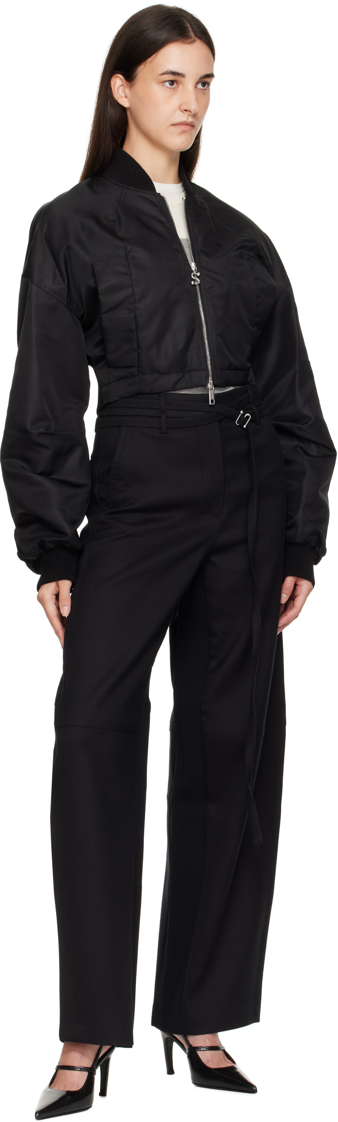 Sportmax - Pantalon Suspiro noir