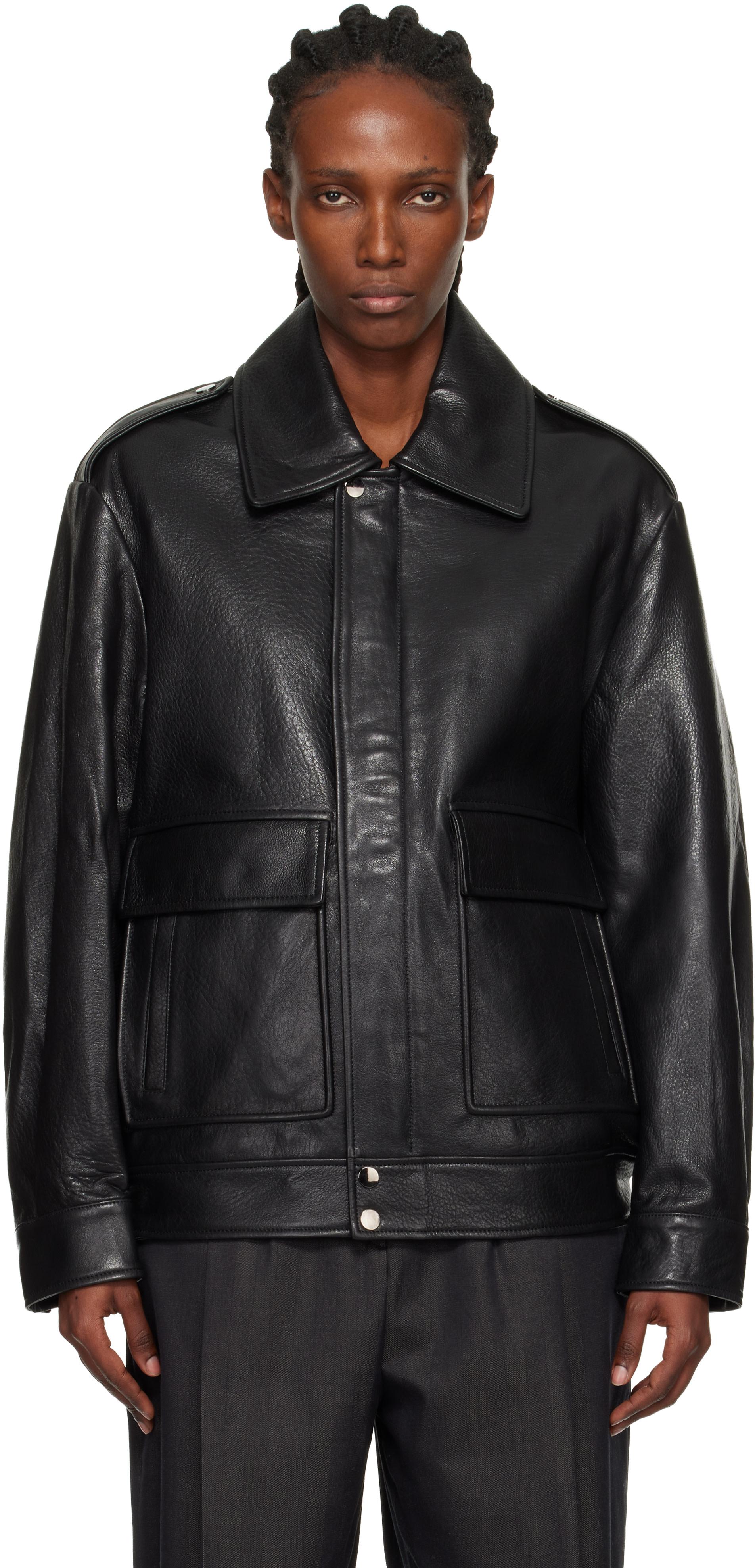 Nour Hammour: Black Drey 'The It Girl' Jacket | SSENSE