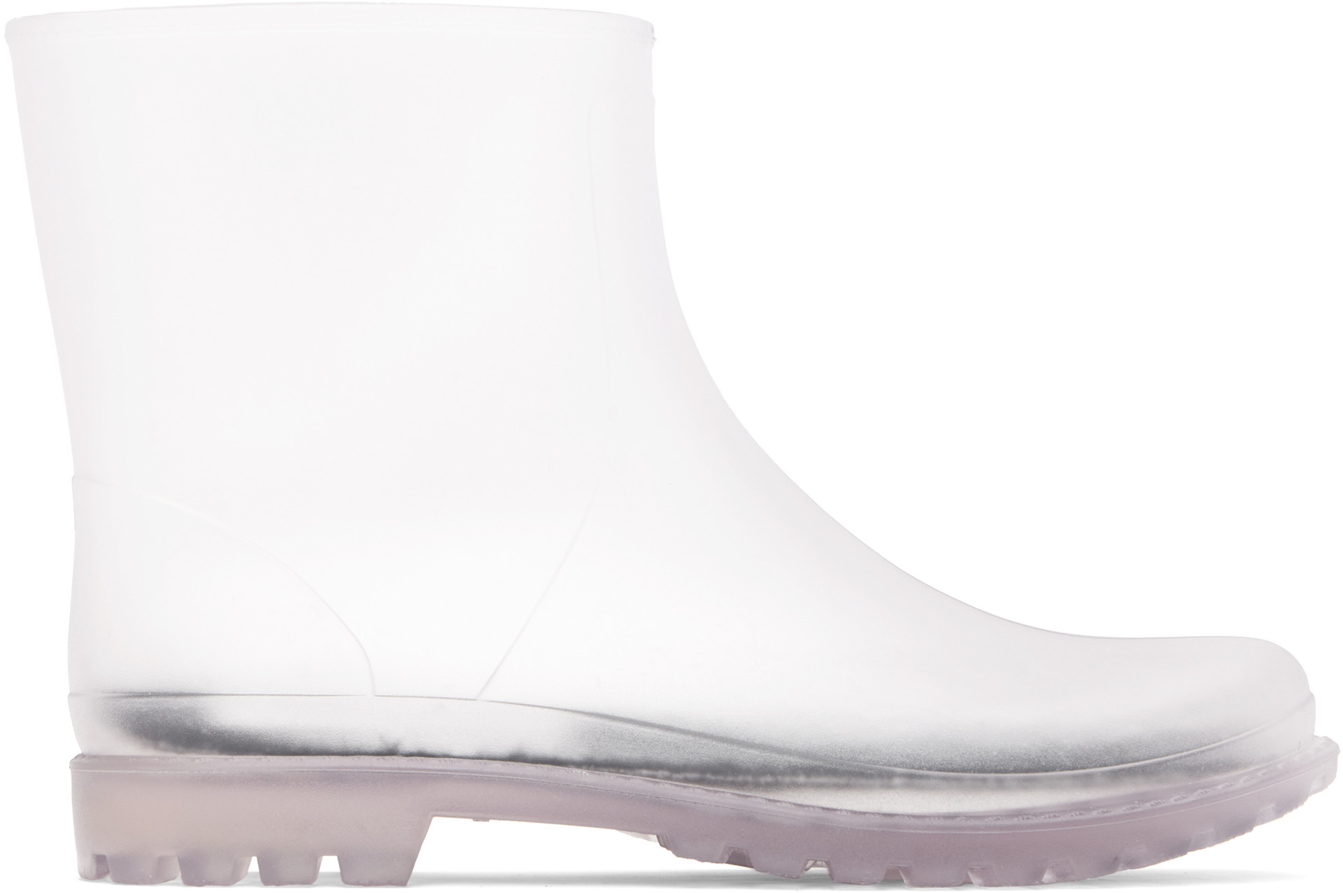 Christopher Esber - Bottes Monsoon grises en caoutchouc