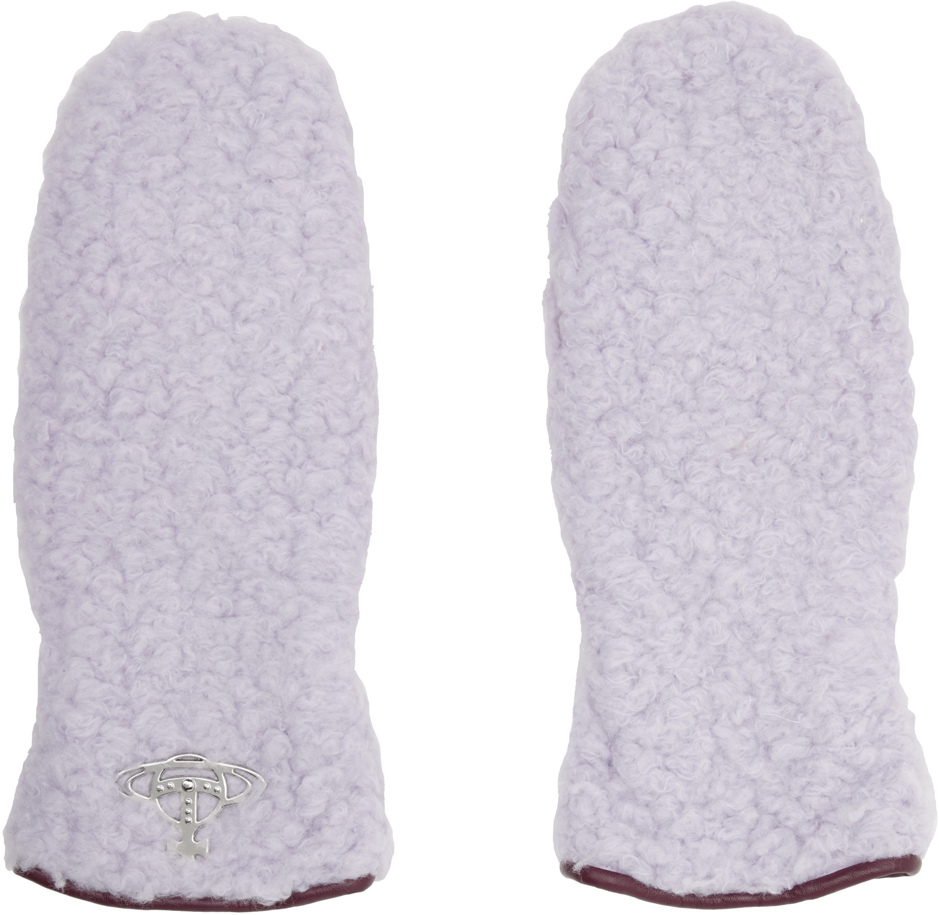 Vivienne Westwood: Purple Poodle Boa Mitts | SSENSE Netherlands