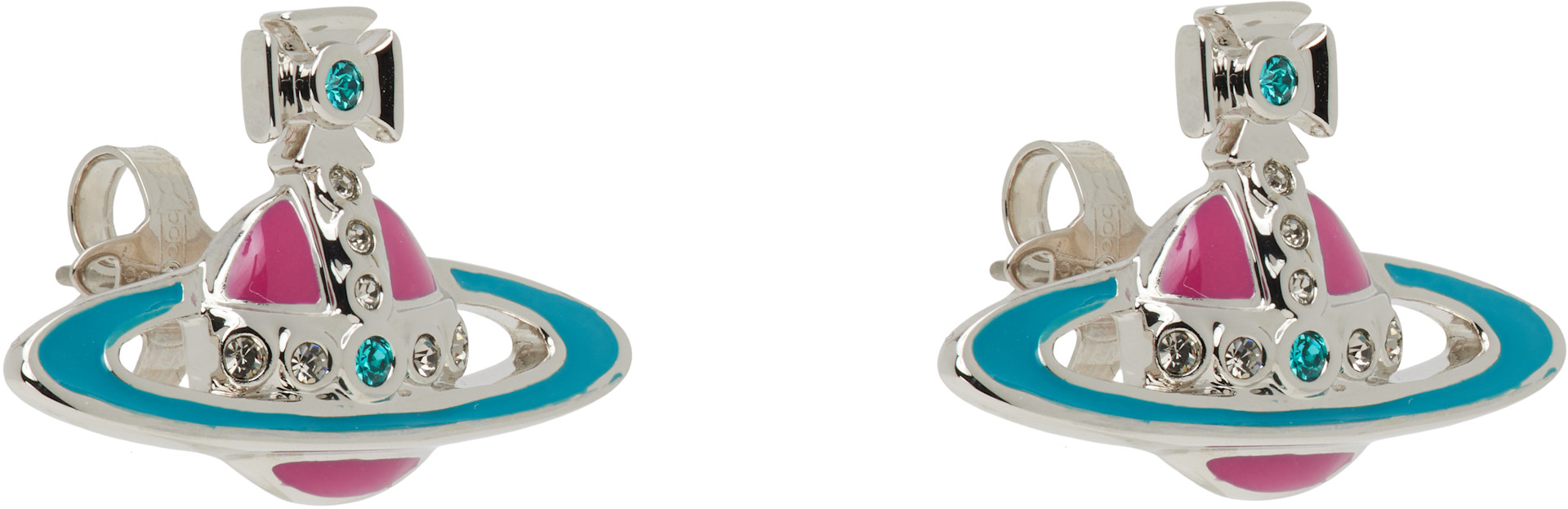 Vivienne Westwood: Small Neo Bas Relief Earrings | SSENSE