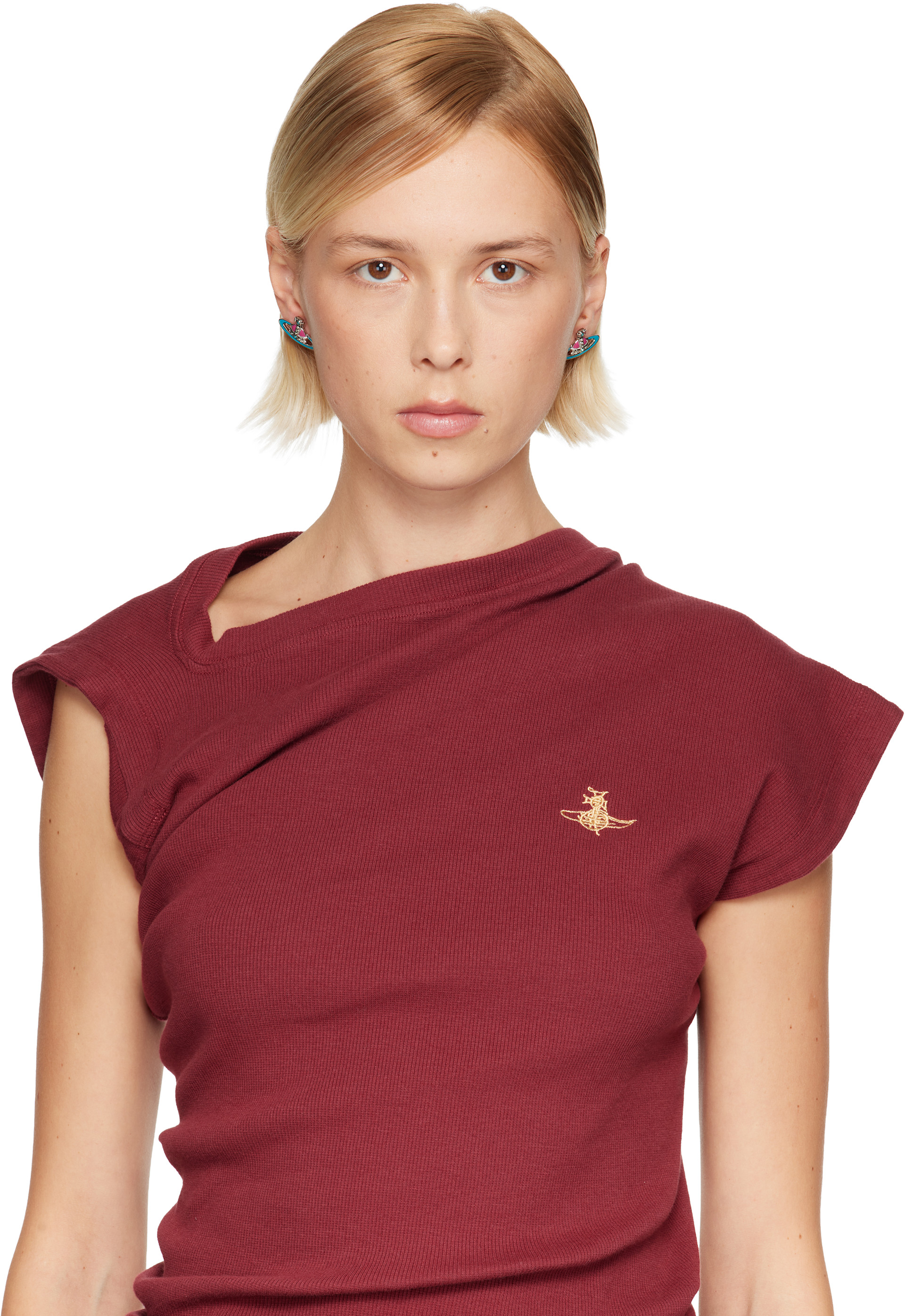 Vivienne Westwood: Small Neo Bas Relief Earrings | SSENSE