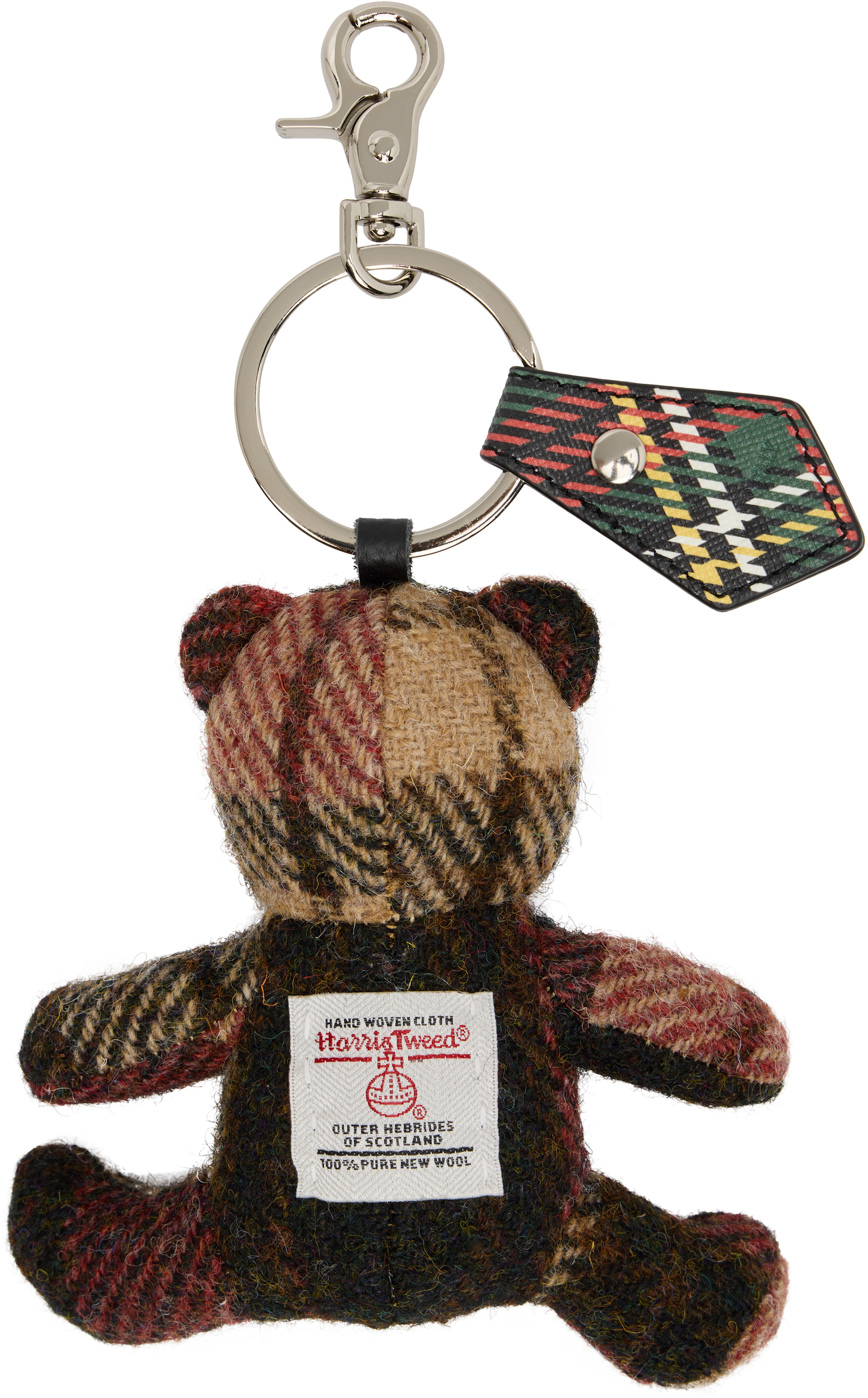 限定品 Vivienne Westwood® TEDDYBEAR ベアチャーム Vivienne Westwood: Brown Teddy Bear Keychain | SSENSE