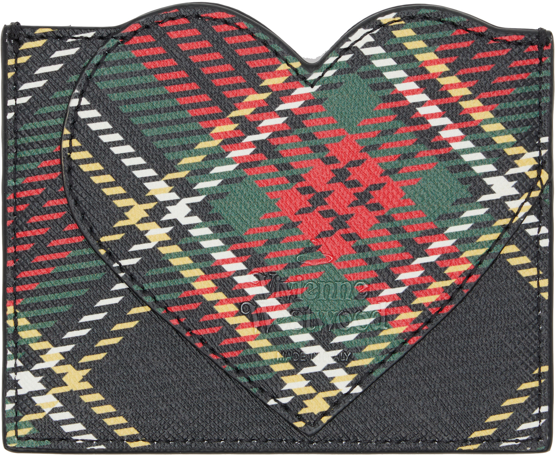 Vivienne Westwood: Black Heart Card Holder | SSENSE